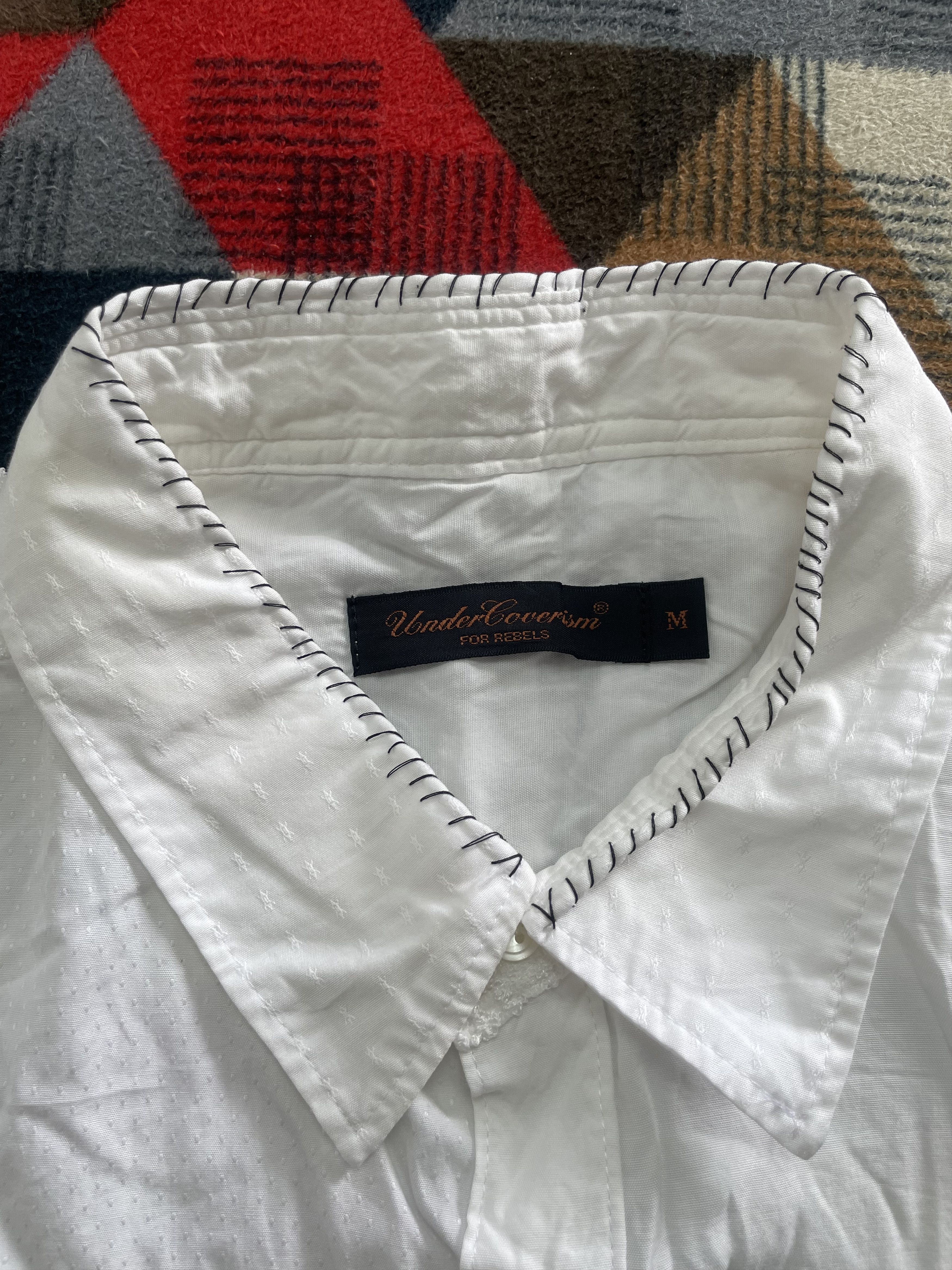 Undercover Undercover SCAB S/S03 Stitched Button Shirt Size US M / EU 48-50 / 2 - 11 Thumbnail
