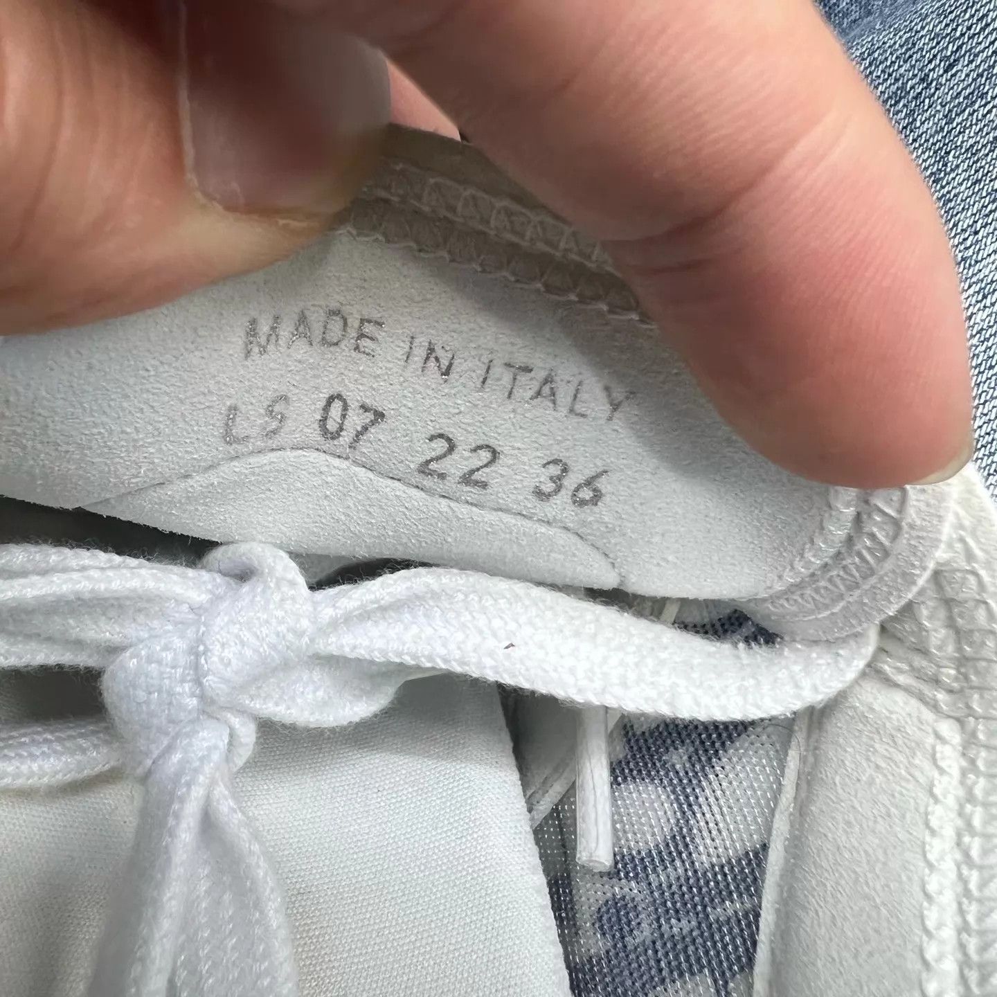 Dior Dior B23 White Blue Gray 36 Worn Once Size US 5.5 / IT 35.5 - 7 Thumbnail