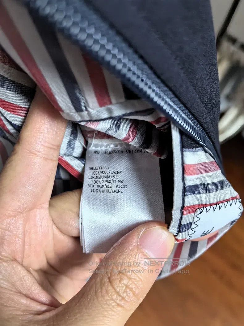 Other Thom Browne Navy Baseball Jacket Size US S / EU 44-46 / 1 - 8 Thumbnail