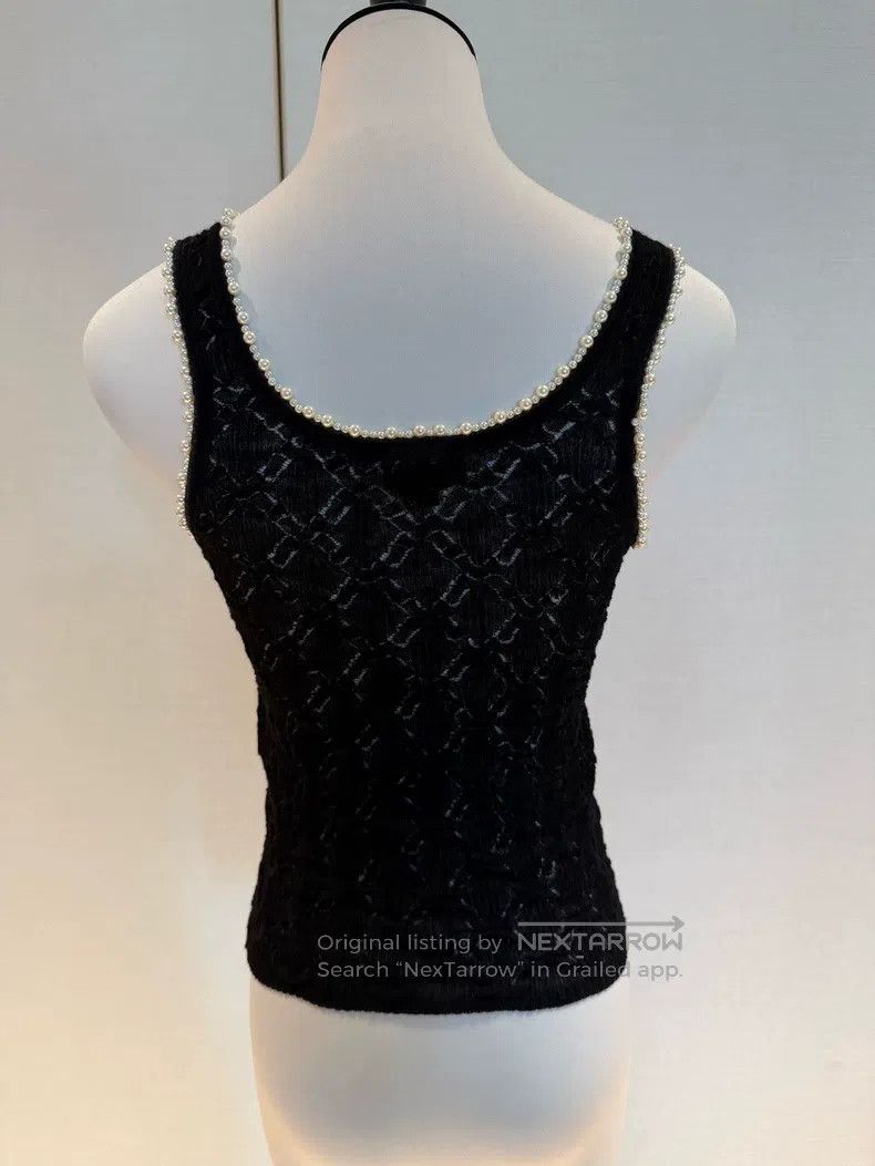 Chanel Chanel 22B Black Pearl Edge Strap Vest Size XXS / US 00 / IT 34 - 2 Thumbnail