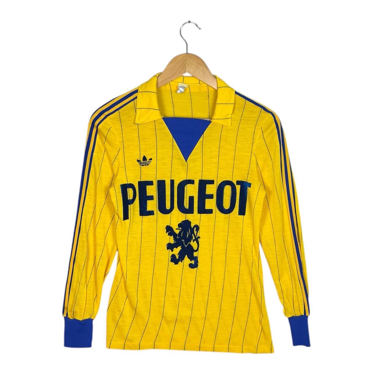Adidas Vintage 1989-81 FC Sochaux Montbeliard Football Shirt Home Size US S / EU 44-46 / 1 - 1 Thumbnail
