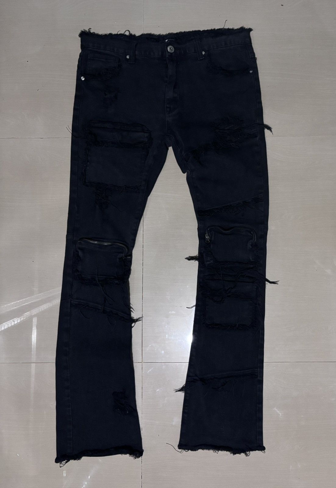Other Kloud 9 Ripped Skinny Flare Jeans Size US 38 / EU 54 - 1 Thumbnail