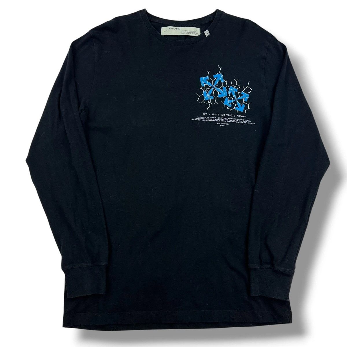 Off-White OFF-WHITE FENCE ARROWS LONG SLEEVE T SHIRT Size US XL / EU 56 / 4 - 3 Thumbnail