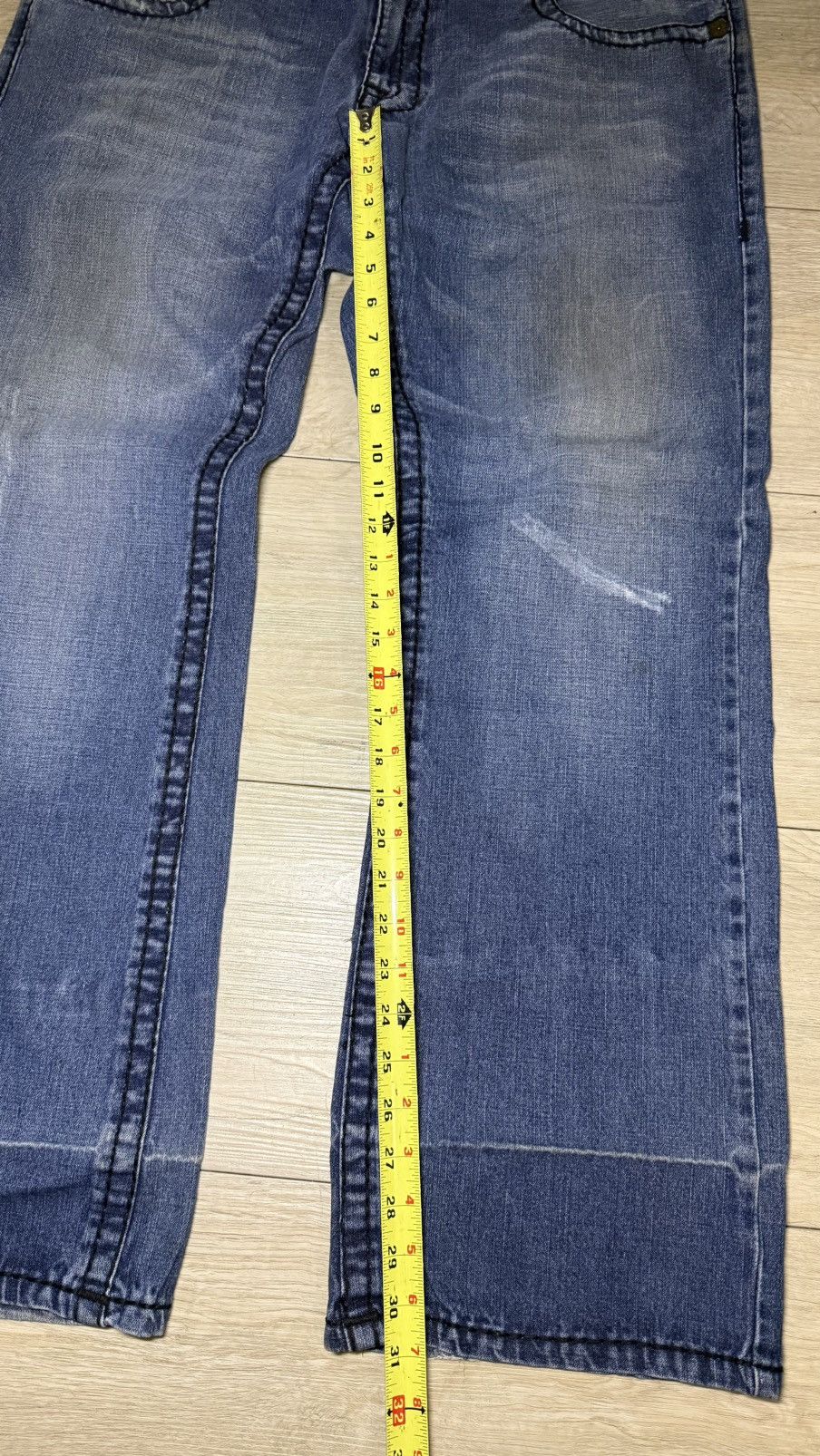 True Religion Y2K 2000s True Religion Ricky Super T Black Denim Jeans Size US 38 / EU 54 - 8 Thumbnail