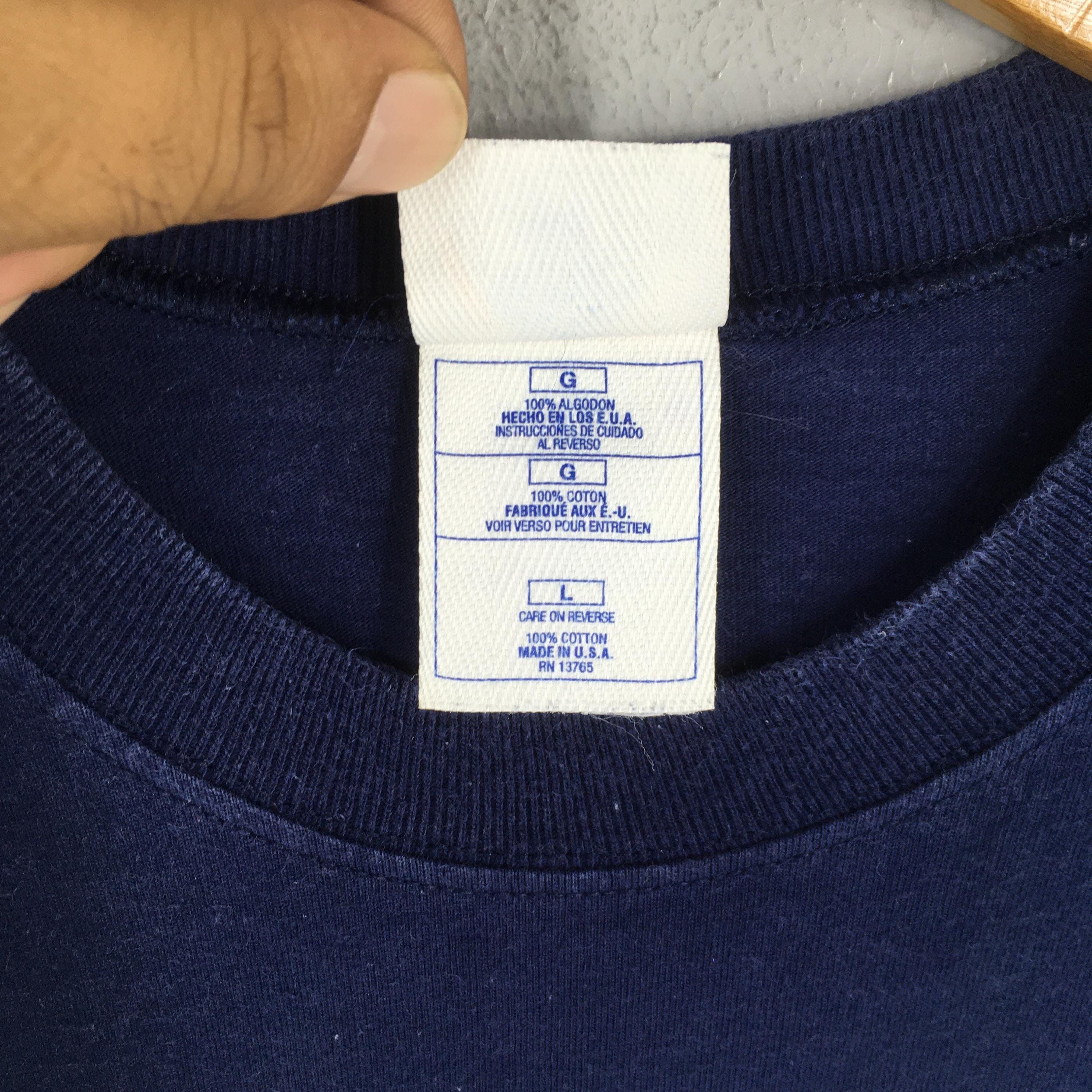 MLB Vintage 90s New York Yankees MLB Blue T shirt Large Size US L / EU 52-54 / 3 - 5 Thumbnail