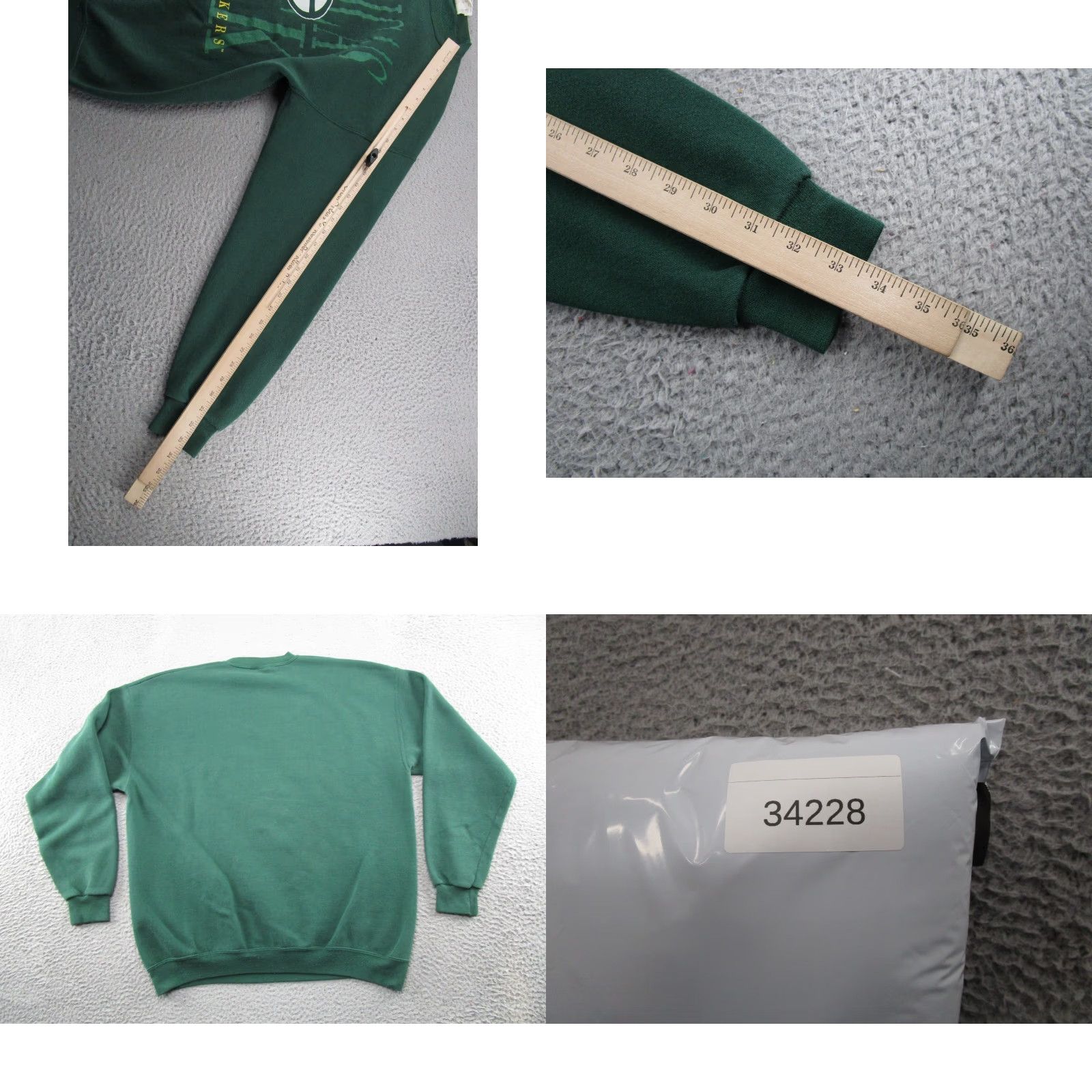 NFL VINTAGE 90s Green Bay Packers Sweatshirt Mens XL NFL Football Crew Neck Pullover Size US XL / EU 56 / 4 - 8 Thumbnail