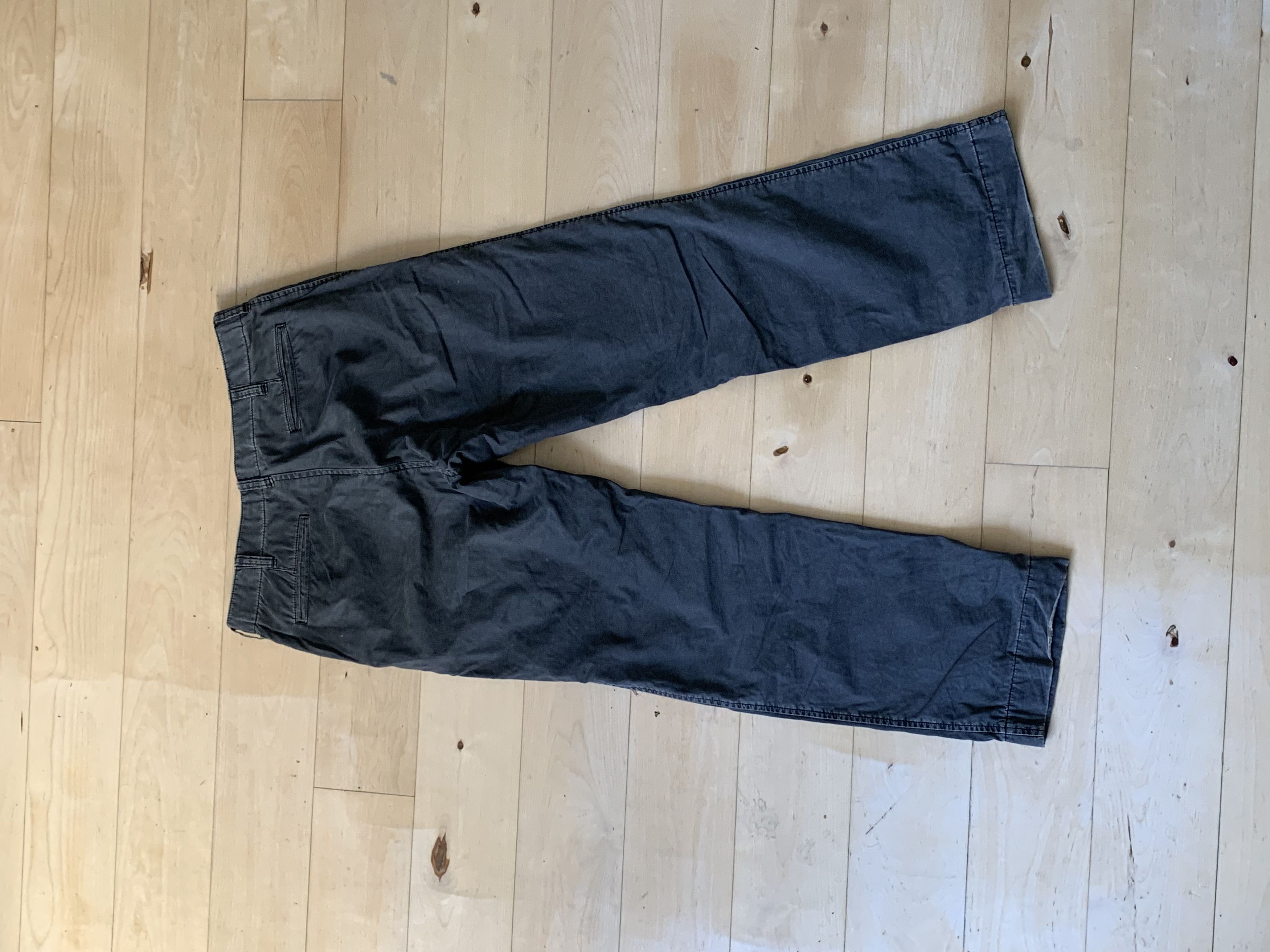 Comme des Garcons Homme Comme des Garcons Homme Grey Pocket Pants Size US 31 - 2 Thumbnail
