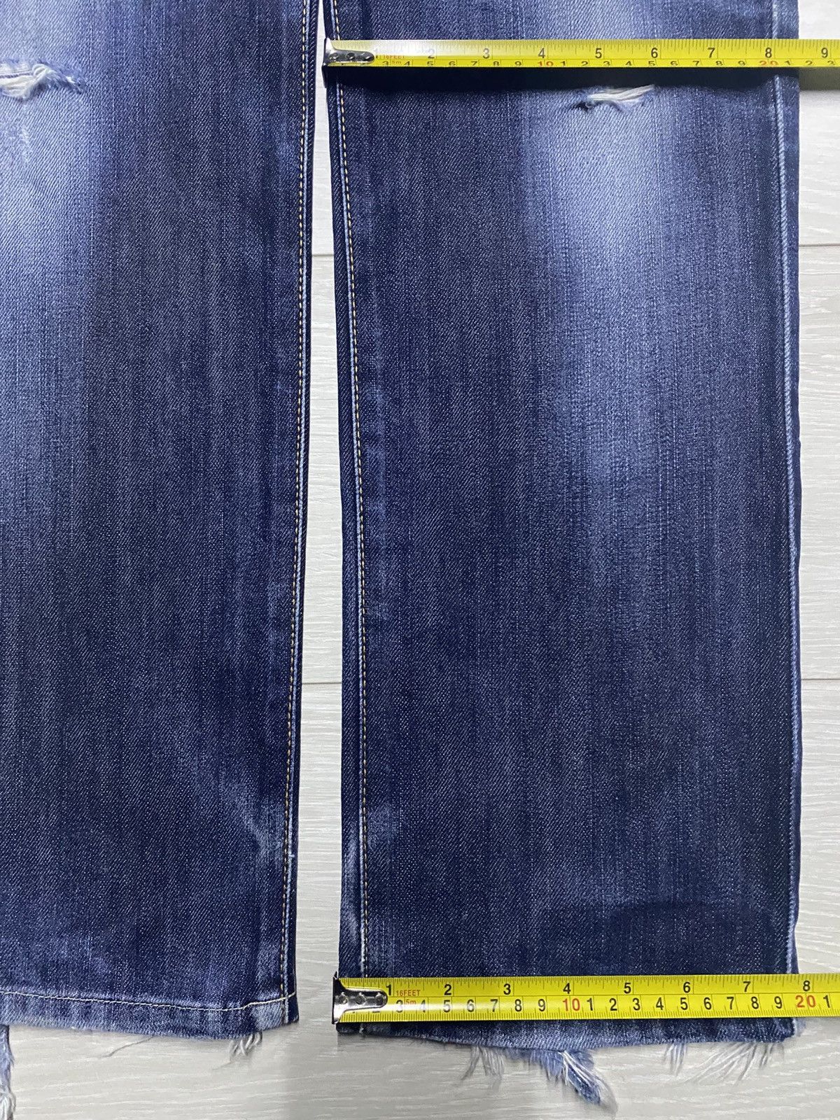 Edwin Vintage Edwin 403 Faded Wash Distressed Jeans Size US 32 / EU 48 - 18 Thumbnail