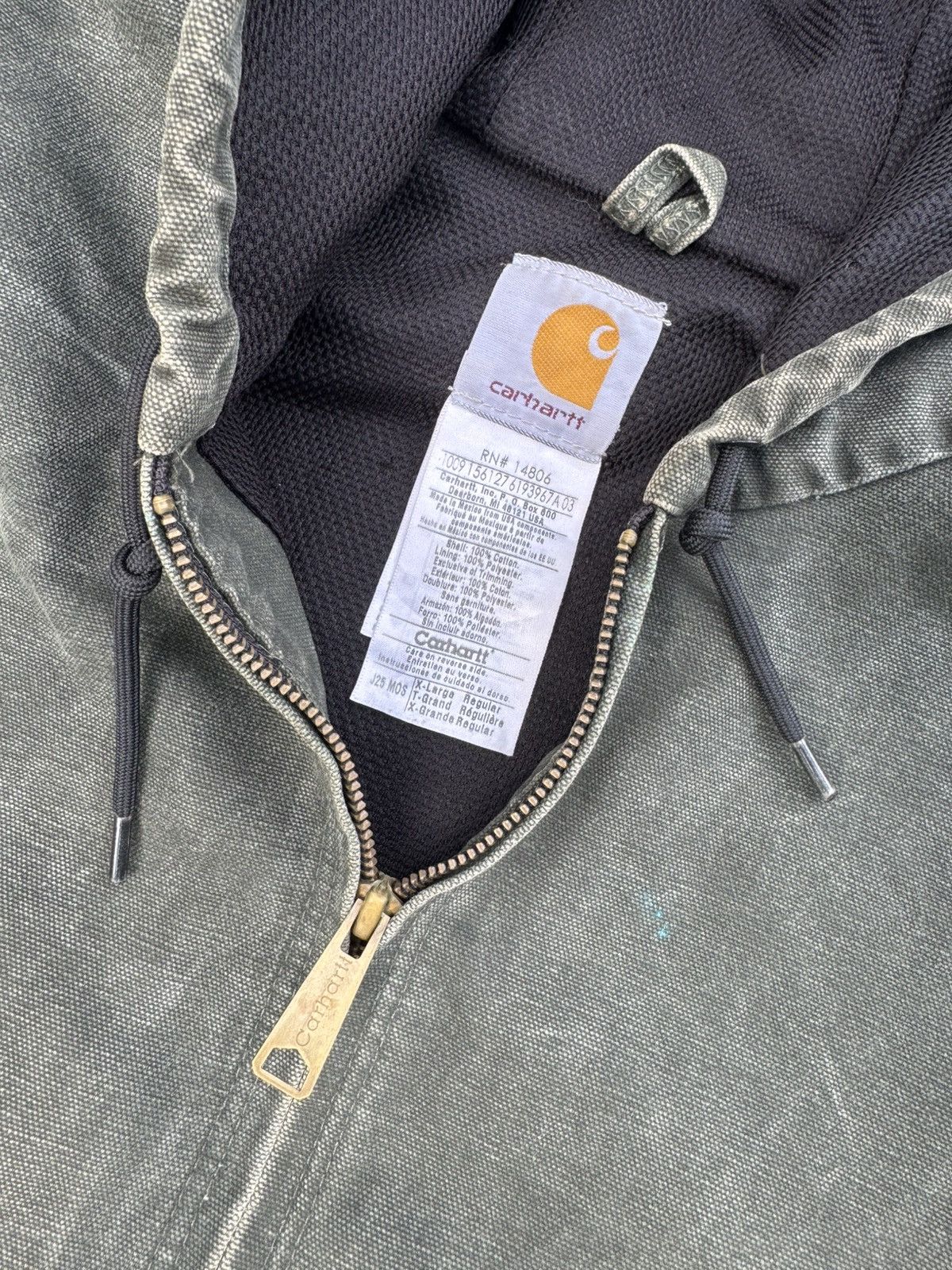 Carhartt CARHARTT ACTIVE HOODIE JACKET DETROIT VINTAGE Size US XXL / EU 58 / 5 - 4 Thumbnail