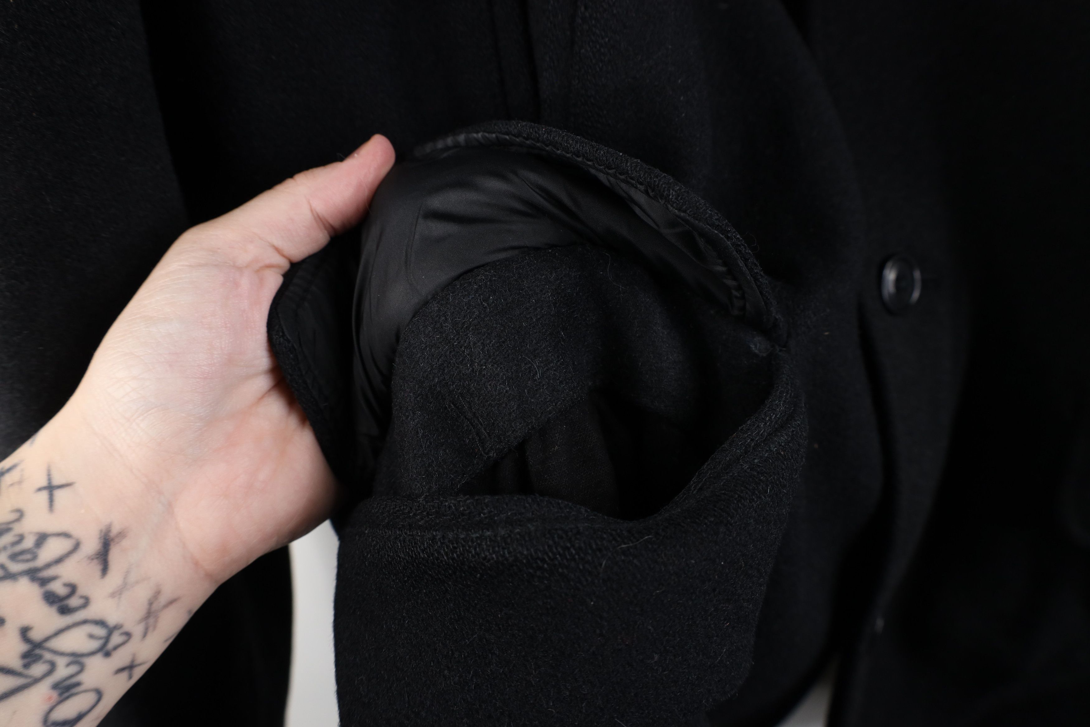 J.Crew J Crew Quilt Lined Wool University Jacket Coat Black Size US L / EU 52-54 / 3 - 7 Thumbnail