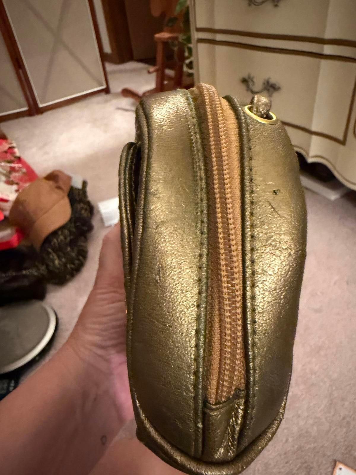 Other Vintage Gold Mesh crossbody Purse cod8 Size ONE SIZE - 5 Thumbnail