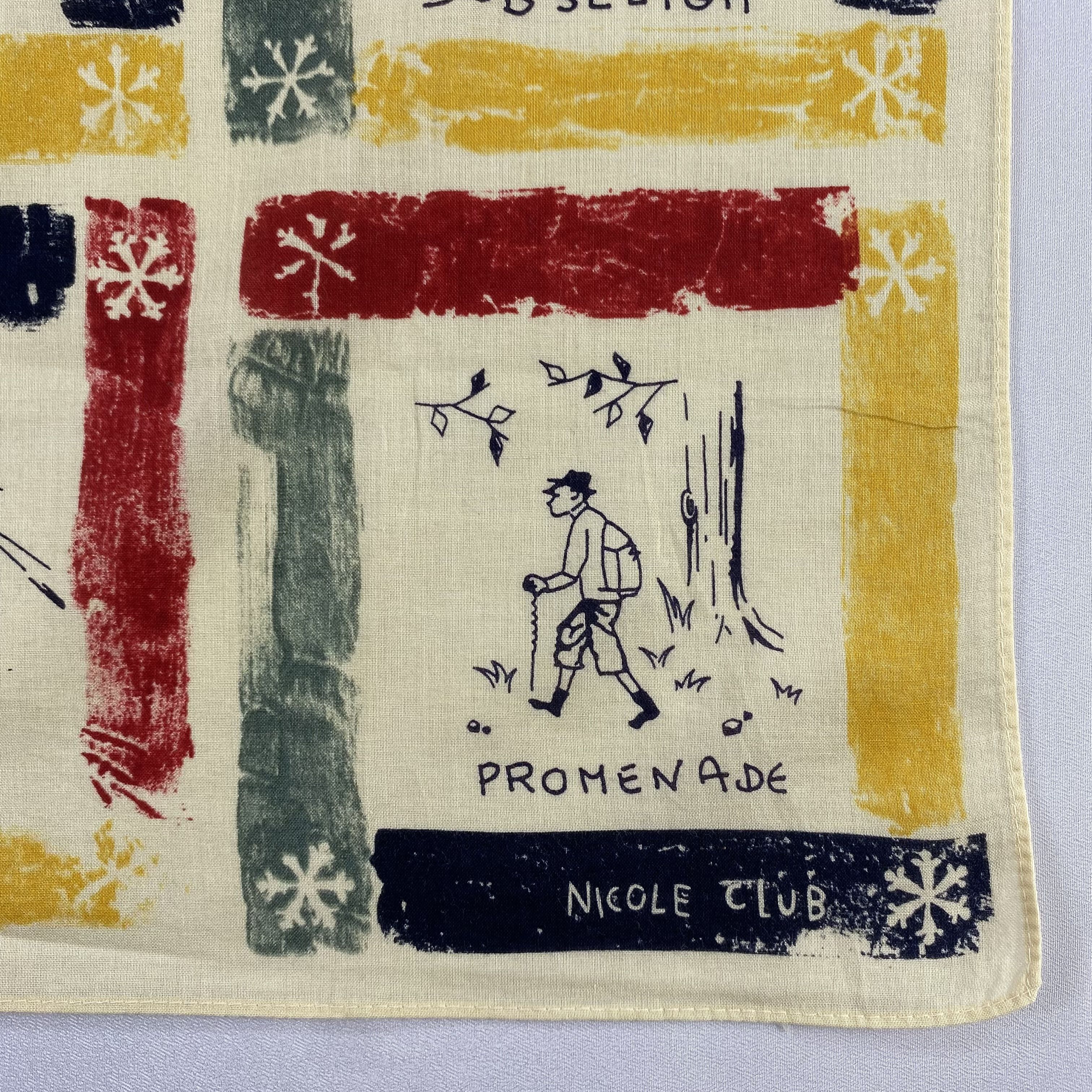 Japanese Brand × Vintage Nicole Club Handkerchief / Neckerchief / Bandana-P777 Size ONE SIZE - 3 Thumbnail
