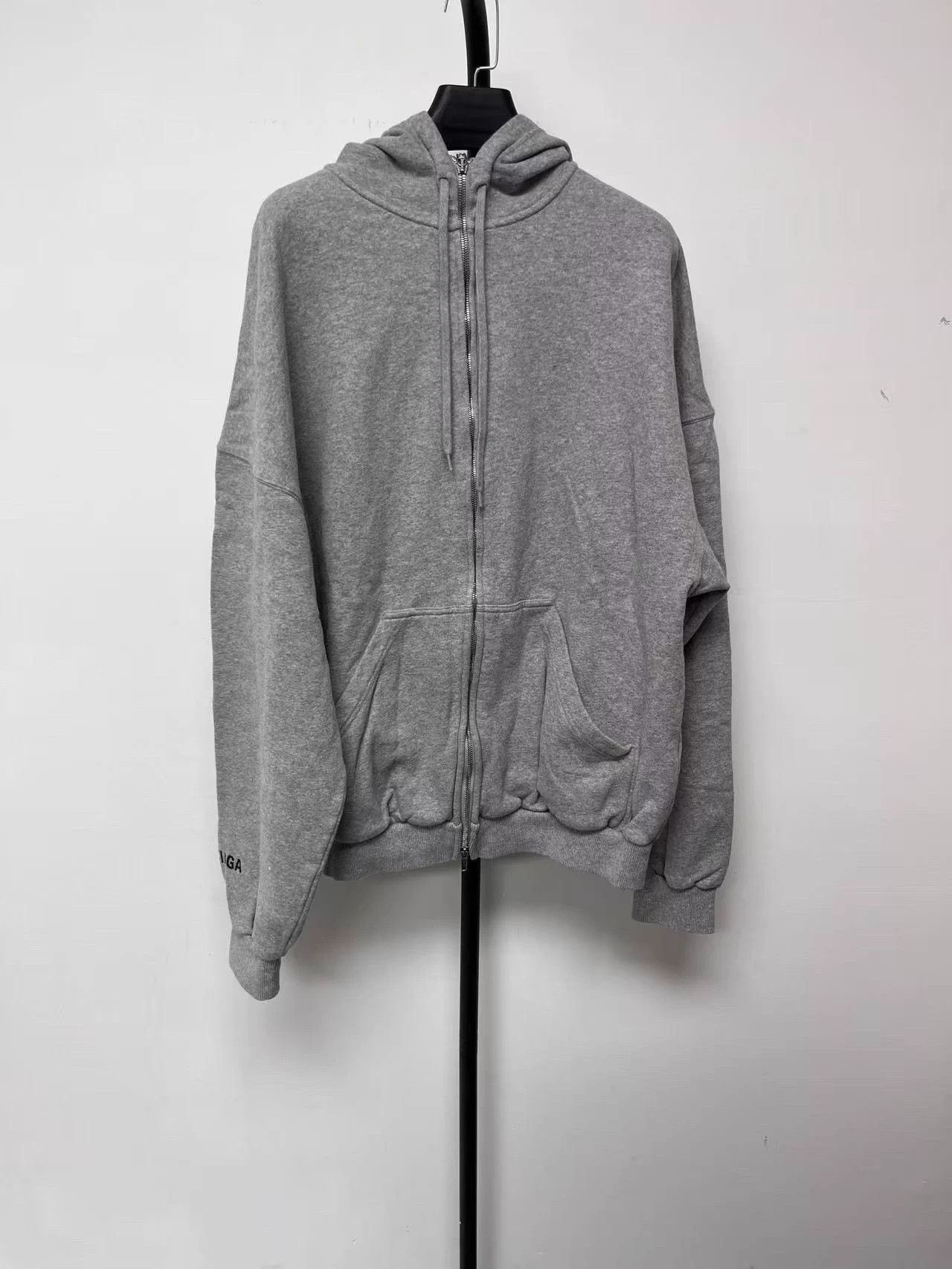 Balenciaga Balenciaga Hi There men's gray loose hoodie size 2 Size US M / EU 48-50 / 2 - 1 Thumbnail