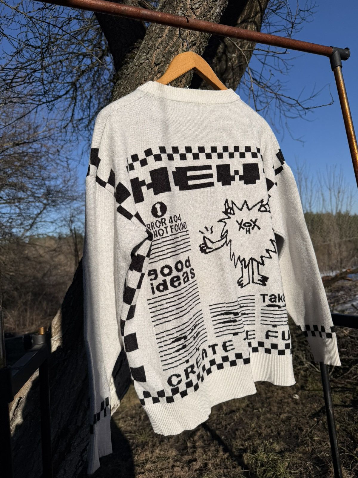 TAKA Original Taka Original Moody Bob mosaic checkboard knit jumper Size US L / EU 52-54 / 3 - 4 Thumbnail