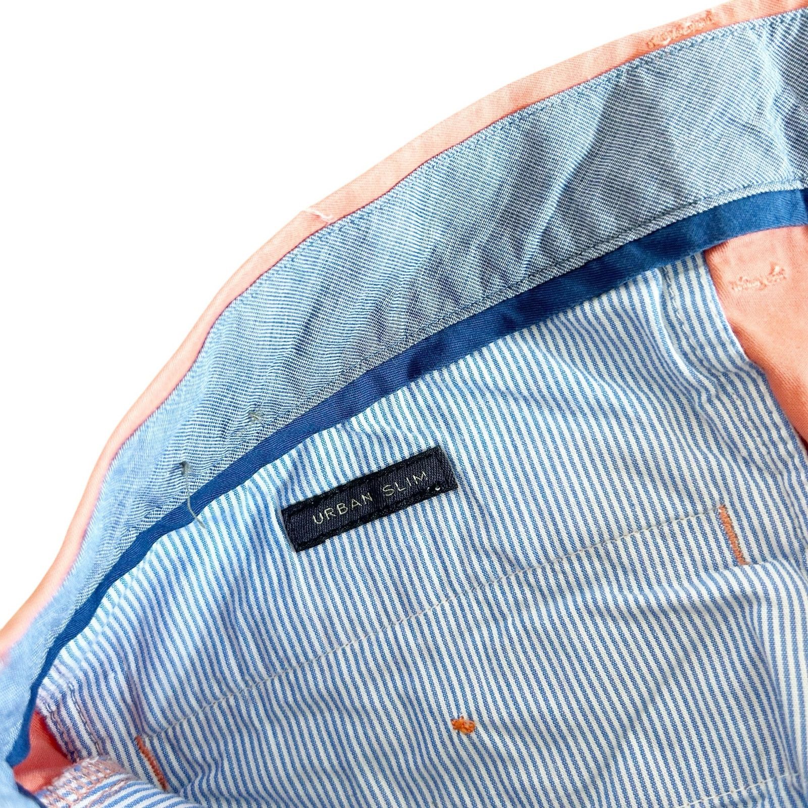 J.Crew J. Crew Orange Lightweight Chino Flat Front Pants Sz 34x30 Size US 34 / EU 50 - 3 Thumbnail
