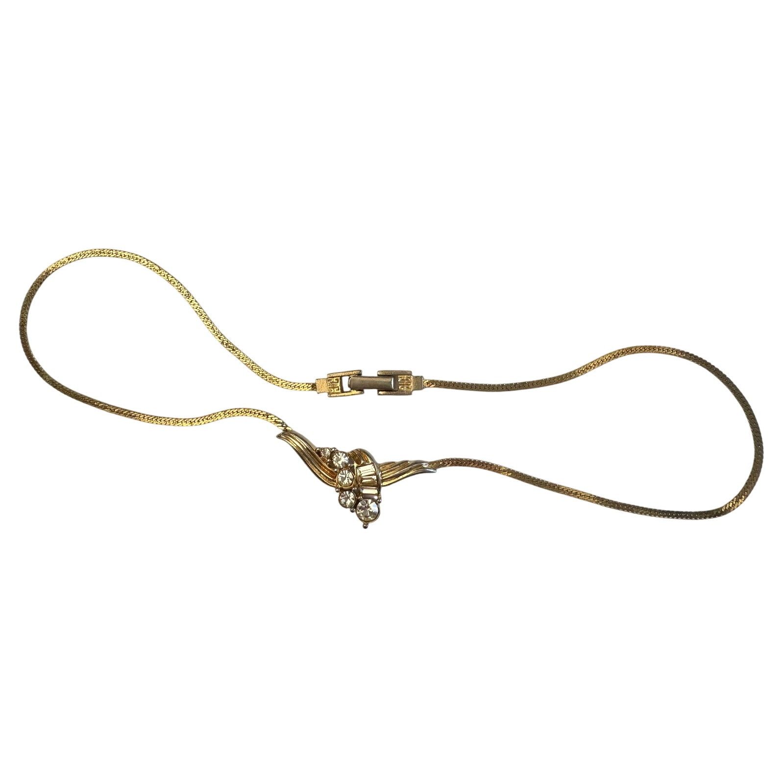 Givenchy Givenchy Rhinestone Cluster Collar Necklace - Vintage Size ONE SIZE - 6 Thumbnail