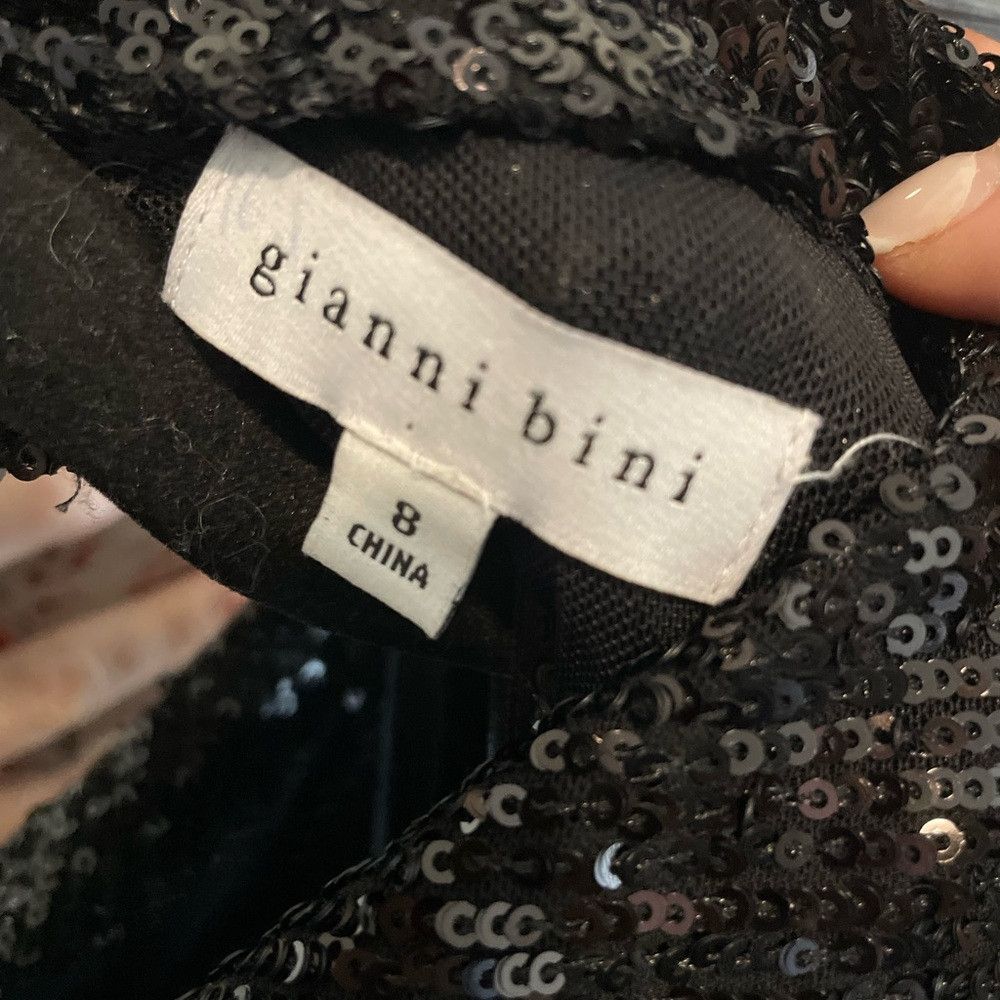 Other Gianni Bini Jada sequin halter neck sleeveless black mini s Size M / US 6-8 / IT 42-44 - 4 Thumbnail