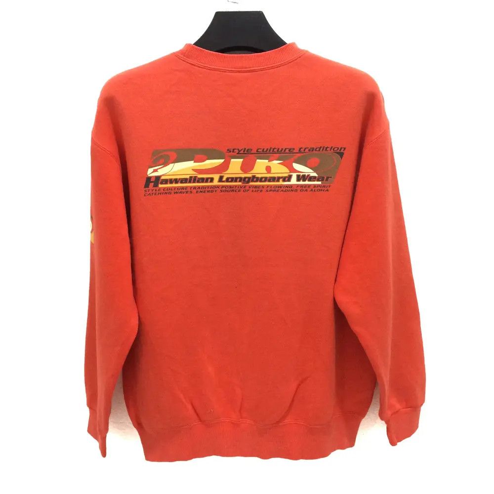 Vintage Piko Hawaiian Longboard Wear Box Logo Sweatshirt Size US L / EU 52-54 / 3 - 3 Thumbnail