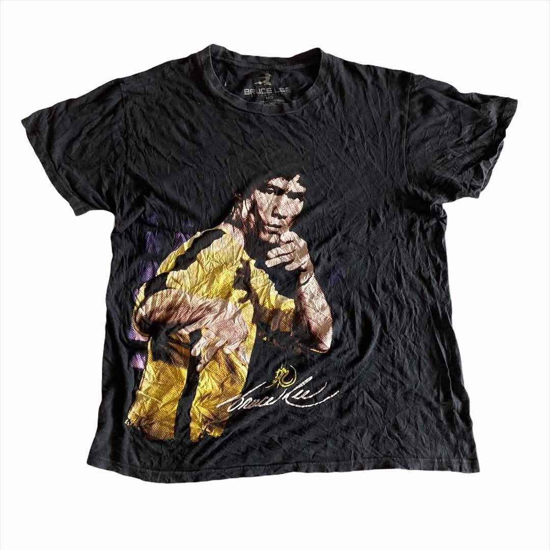 Vintage Vtg Bruce Lee Size US M / EU 48-50 / 2 - 2 Thumbnail