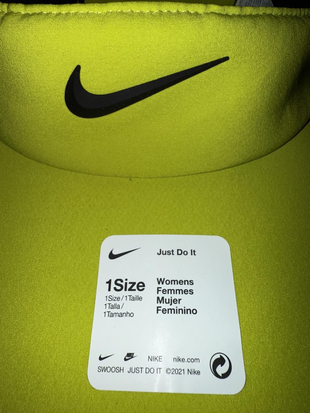 Nike Nike Women’s Aerobill Feather Light Volt Golf Visor Size ONE SIZE - 5 Thumbnail