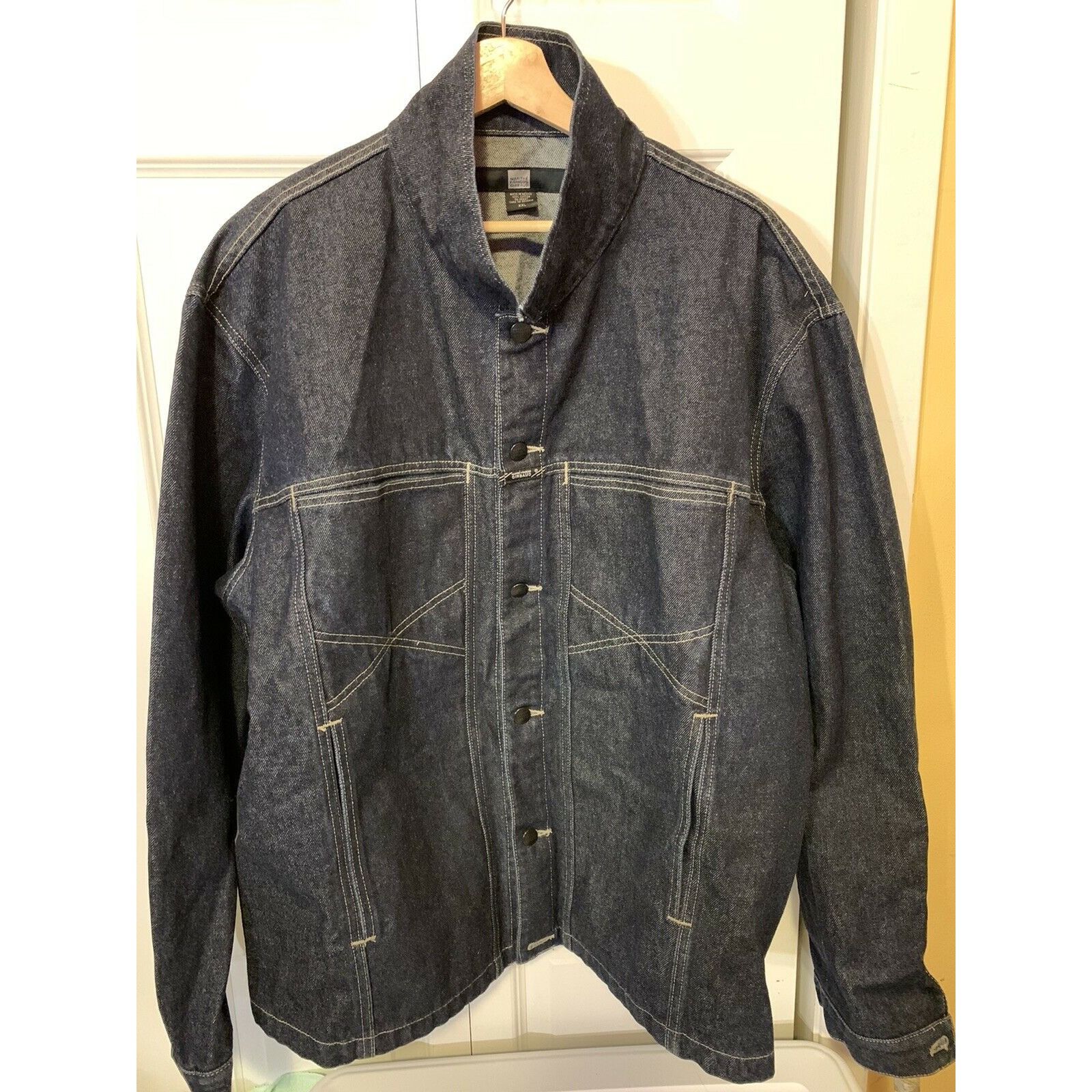 Marithe + Francois Girbaud Vtg Marithe Francois Girbaud Blue Denim Trucker Jean Jacket Size US XXL / EU 58 / 5 - 3 Thumbnail