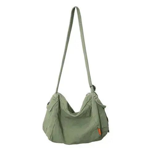 Japanese Brand Canvas Fabric Soft Shoulder Bag Size ONE SIZE - 4 Thumbnail