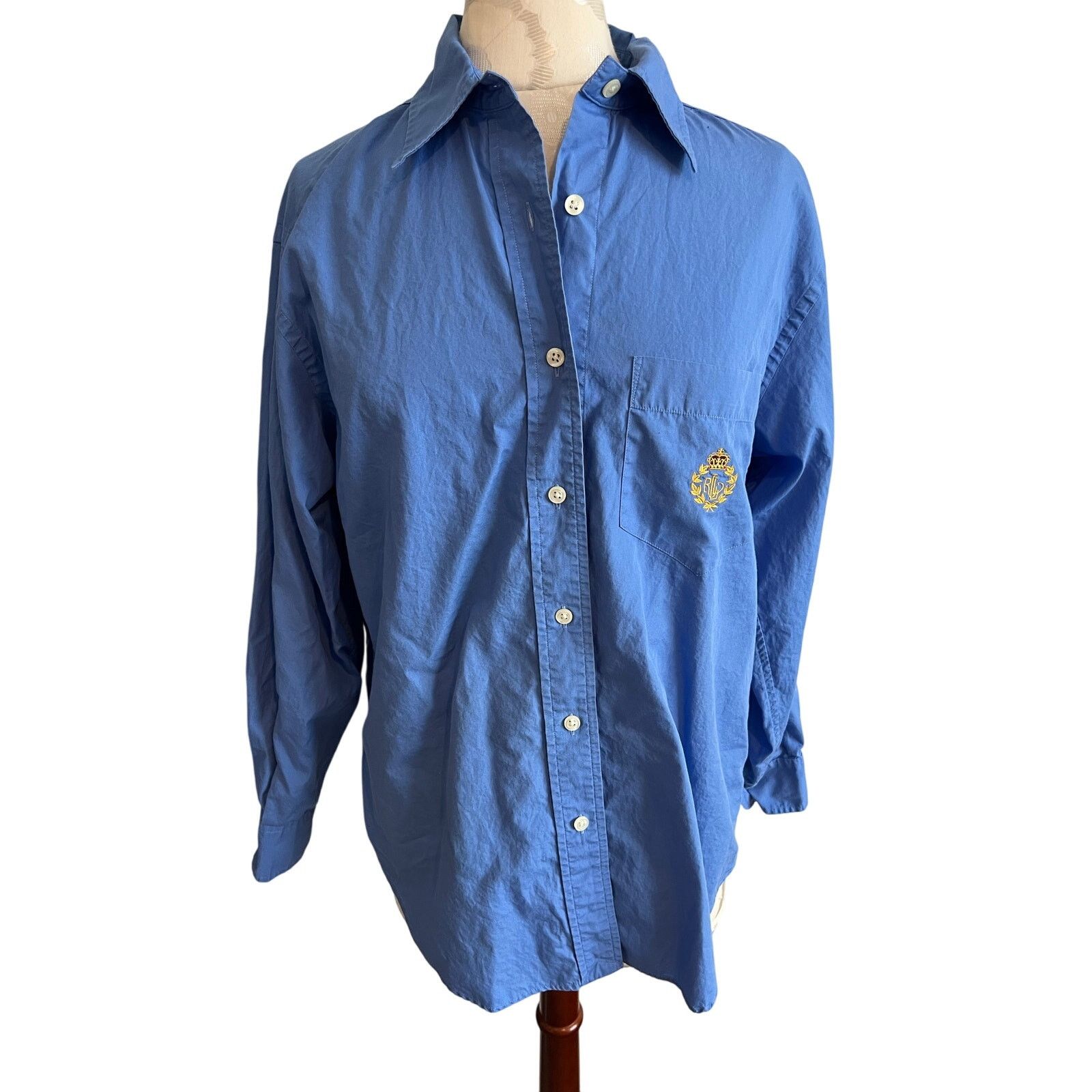 Lauren Ralph Lauren Lauren Ralph Lauren Classic Long Sleeve Button Up Size 8 Size M / US 6-8 / IT 42-44 - 1 Thumbnail