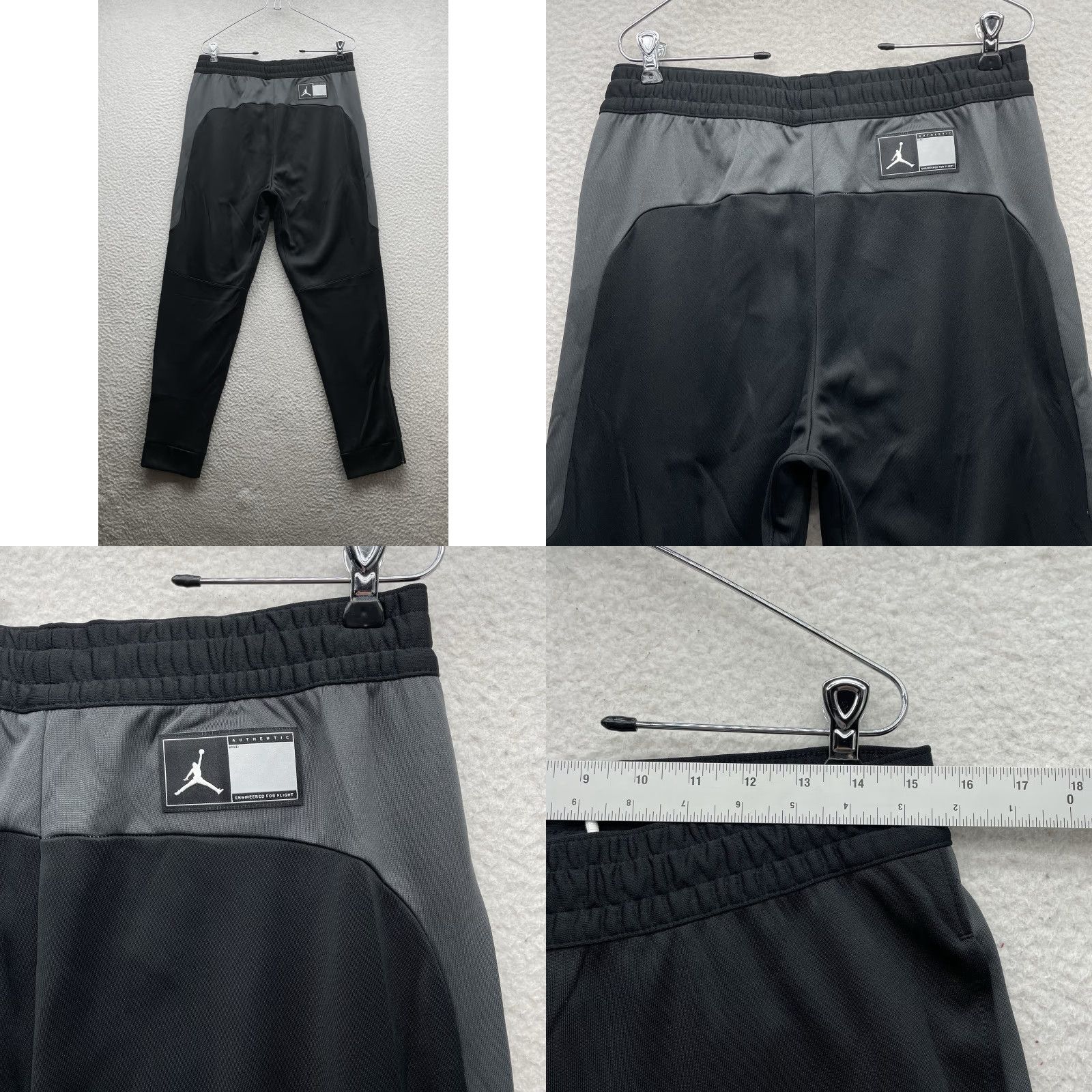 Nike Nike Fight Knit Pants Womens M Black Gray Jogger Tapered 30" Dri-Fit Pockets Elastic Waist Activewear Size 32" / US 10 / IT 46 - 8 Thumbnail