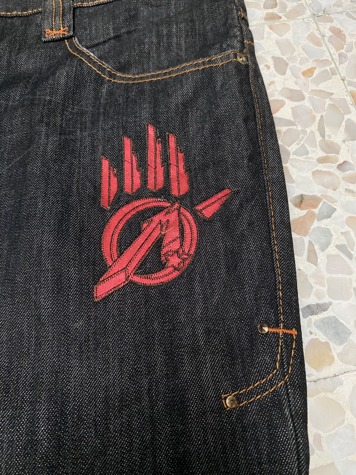 Japanese Brand × Vintage Vintage Japanese Brand Miskee Baggy Jeans 2000s Size US 43 - 5 Thumbnail