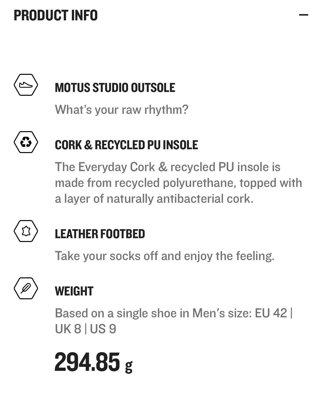 Vivobarefoot Vivobarefoot Motus Studio Size US 10 / EU 43 - 10 Thumbnail