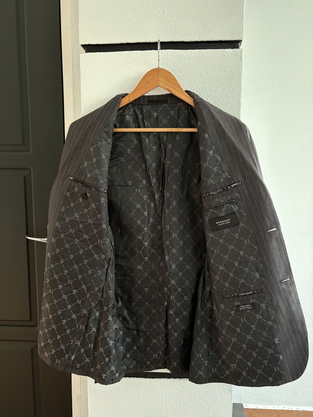 Burberry Burberry Black Label Stripped Blazer Jacket Size US S / EU 44-46 / 1 - 8 Thumbnail