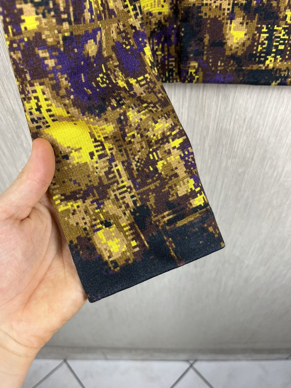 Cos × Designer COS abstract full print pixel light viscose jacket Size XS / US 0-2 / IT 36-38 - 12 Thumbnail
