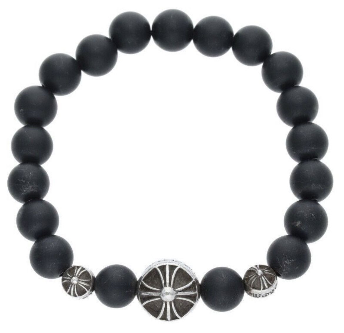 Chrome Hearts Chrome Hearts Black Tourmaline Bead Bracelet Size ONE SIZE - 5 Thumbnail