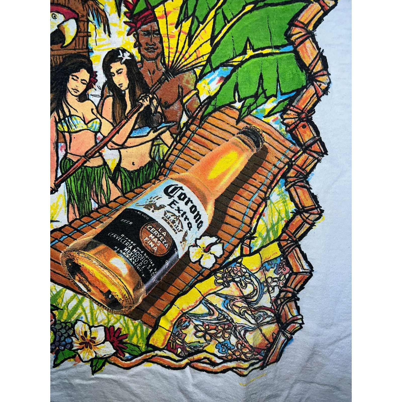 Hanes Vintage Jimmy Buffet The Outpost Tour Shirt Concert 90s VTG Size US L / EU 52-54 / 3 - 6 Thumbnail
