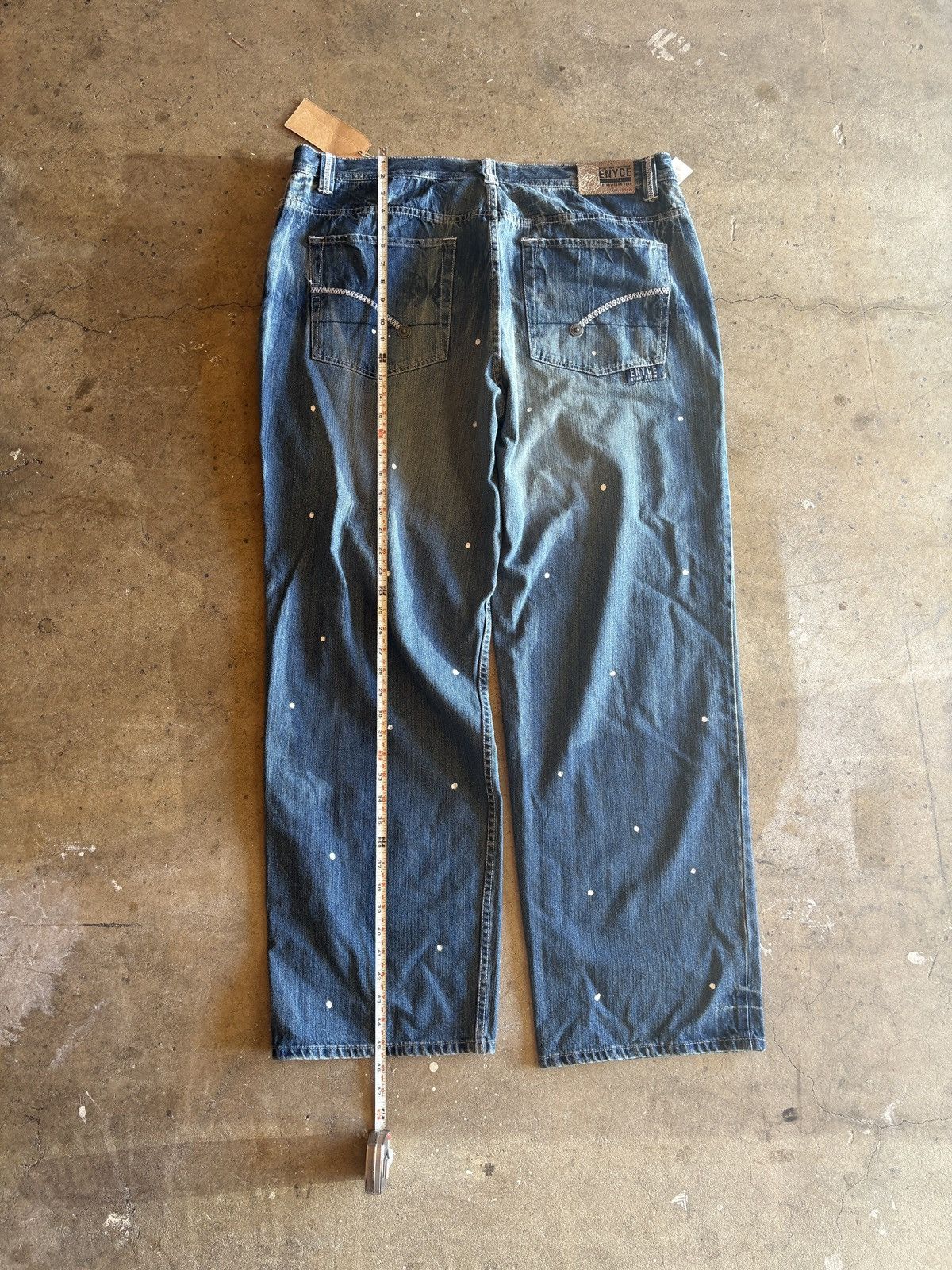 Enyce Vintage 2000’s Y2K Enyce Denim Jeans Size US 40 / EU 56 - 3 Thumbnail