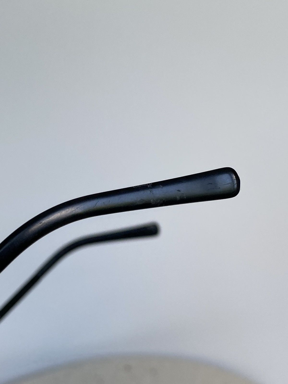 Chanel × Vintage Chanel CC 4104-B sunglasses rhinestones black rimless Size ONE SIZE - 12 Thumbnail