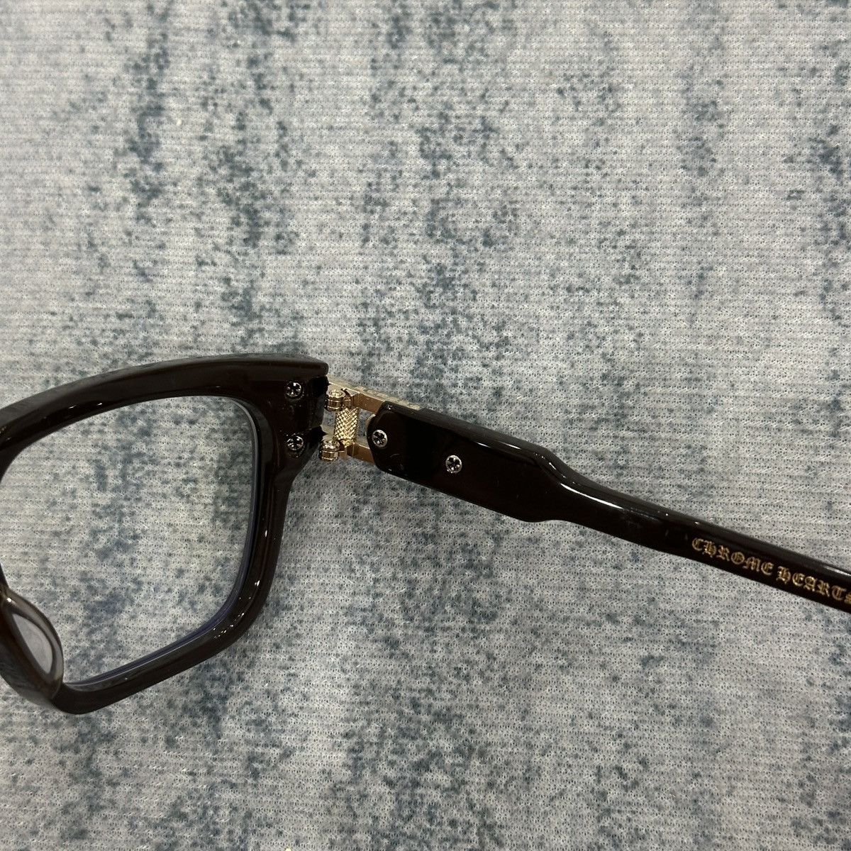 Chrome Hearts CHROME HEARTS BULGE CLASSIC BROWN EYEGLASSES Size ONE SIZE - 6 Thumbnail