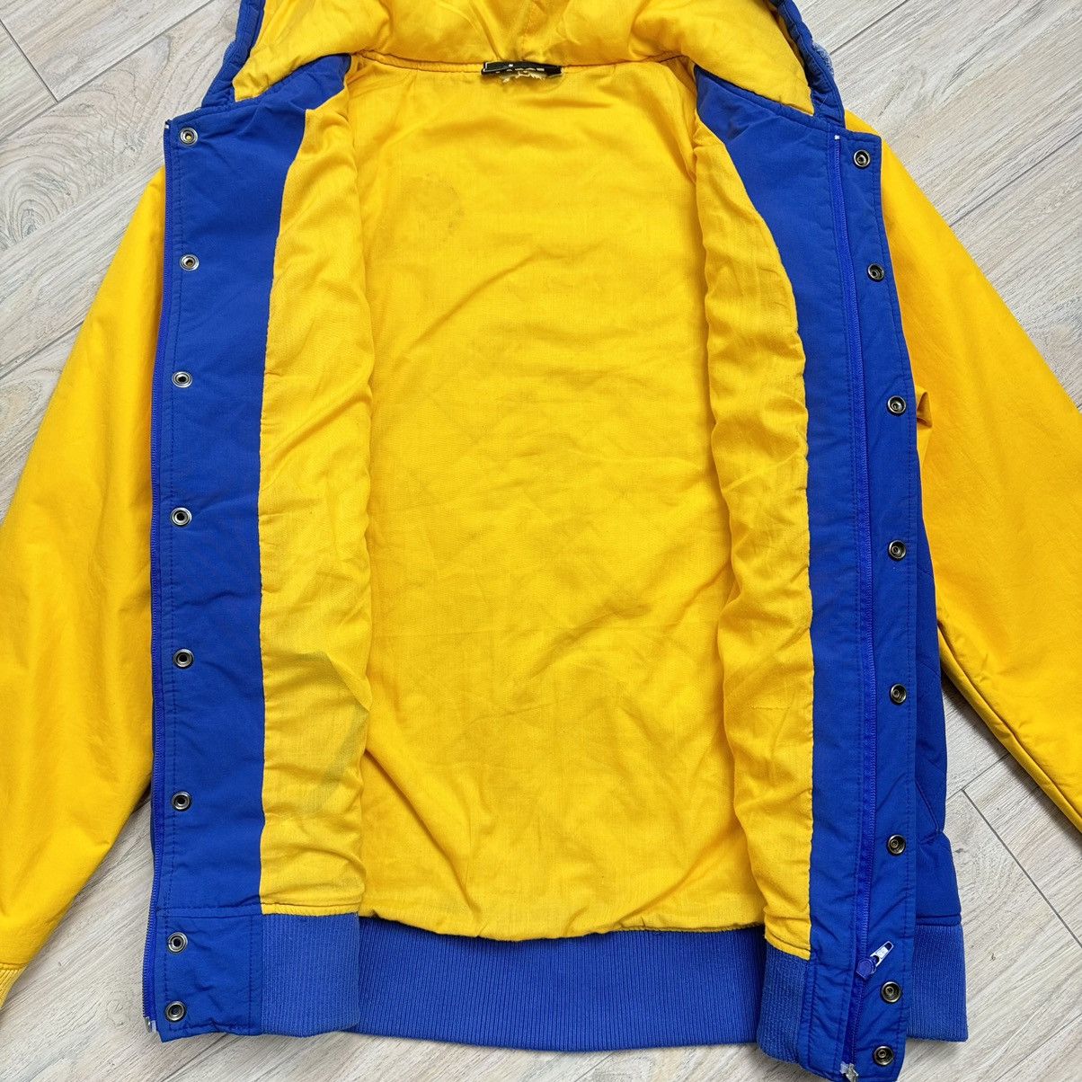 The Hundreds The Hundreds Vintage Hooded Quilted Varsity Bomber Jacket Size US L / EU 52-54 / 3 - 9 Thumbnail