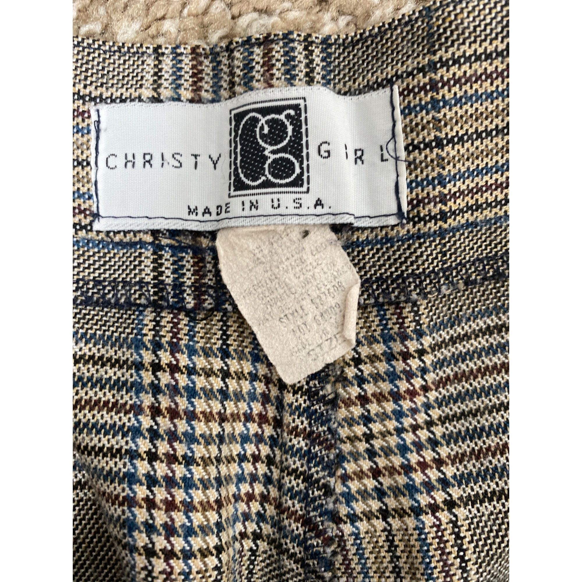 Vintage VINTAGE 70'S CHRISTY GIRL HIGH-WAIST PALID PLEATED FRONT PA Size 28" / US 6 / IT 42 - 4 Thumbnail