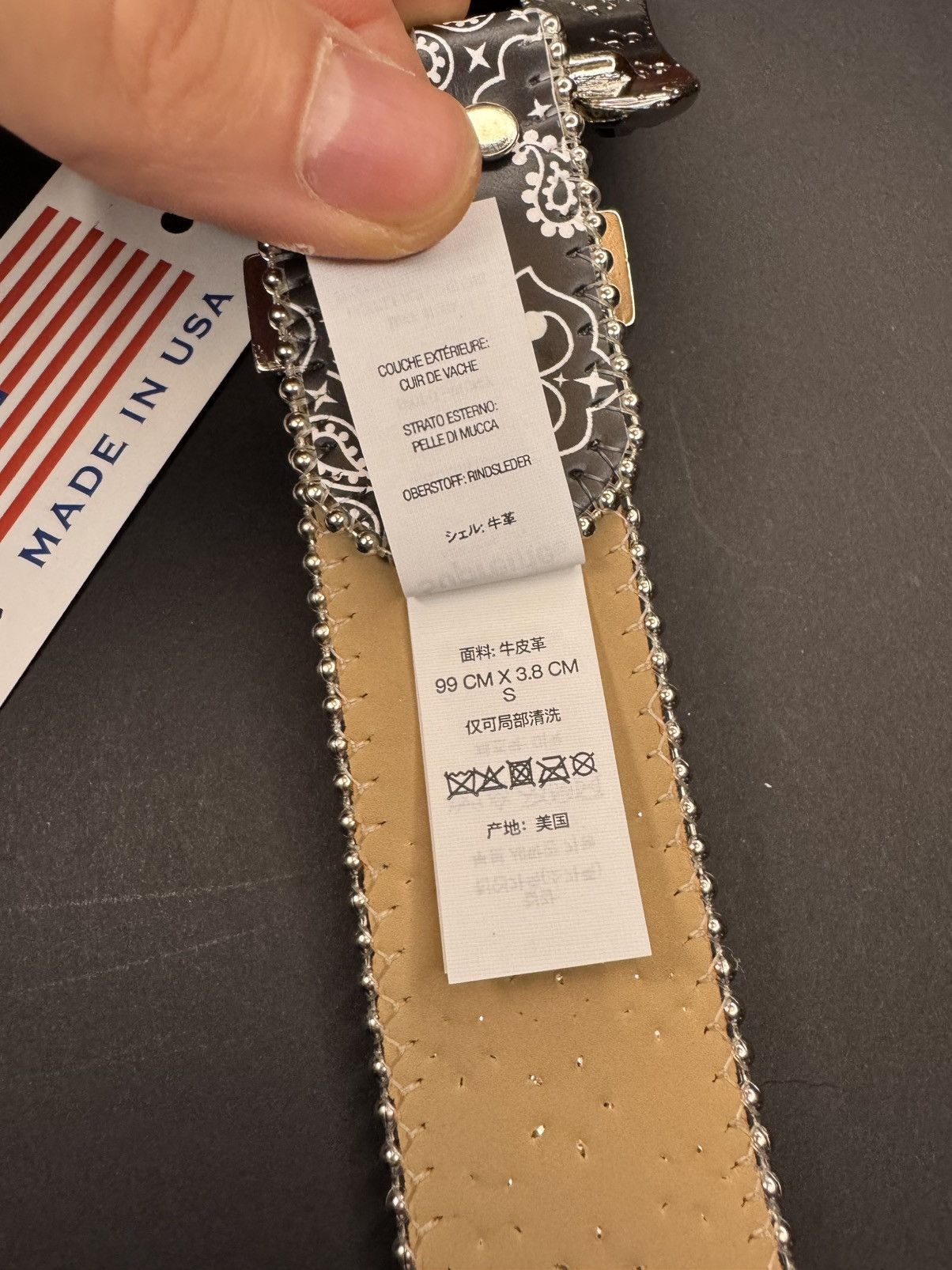 B.B. Simon × Supreme Supreme b.b. Simon Bandana Belt Size 28 - 12 Thumbnail