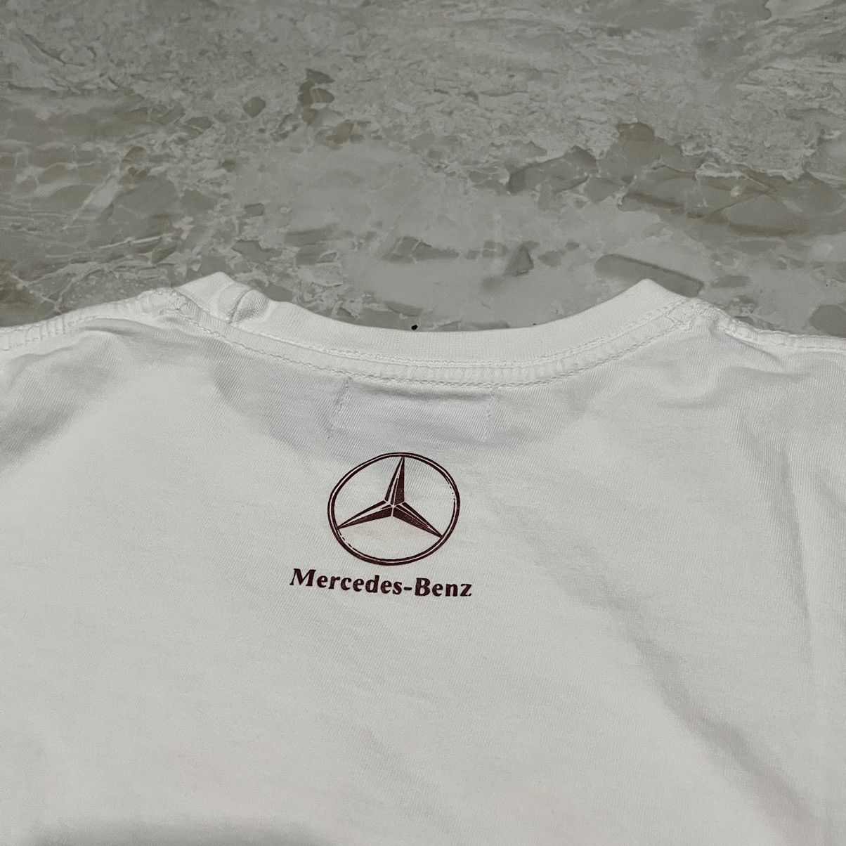 Mercedes-Benz Vintage Y2K Mercedes-Benz White T-shirt Size US S / EU 44-46 / 1 - 7 Thumbnail