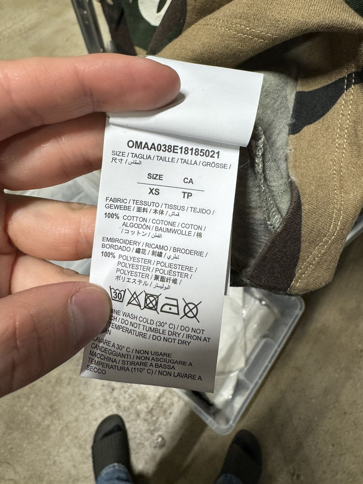 Off-White Off-White Camouflage Arrow T-Shirt NEW 500$ Size US L / EU 52-54 / 3 - 6 Thumbnail