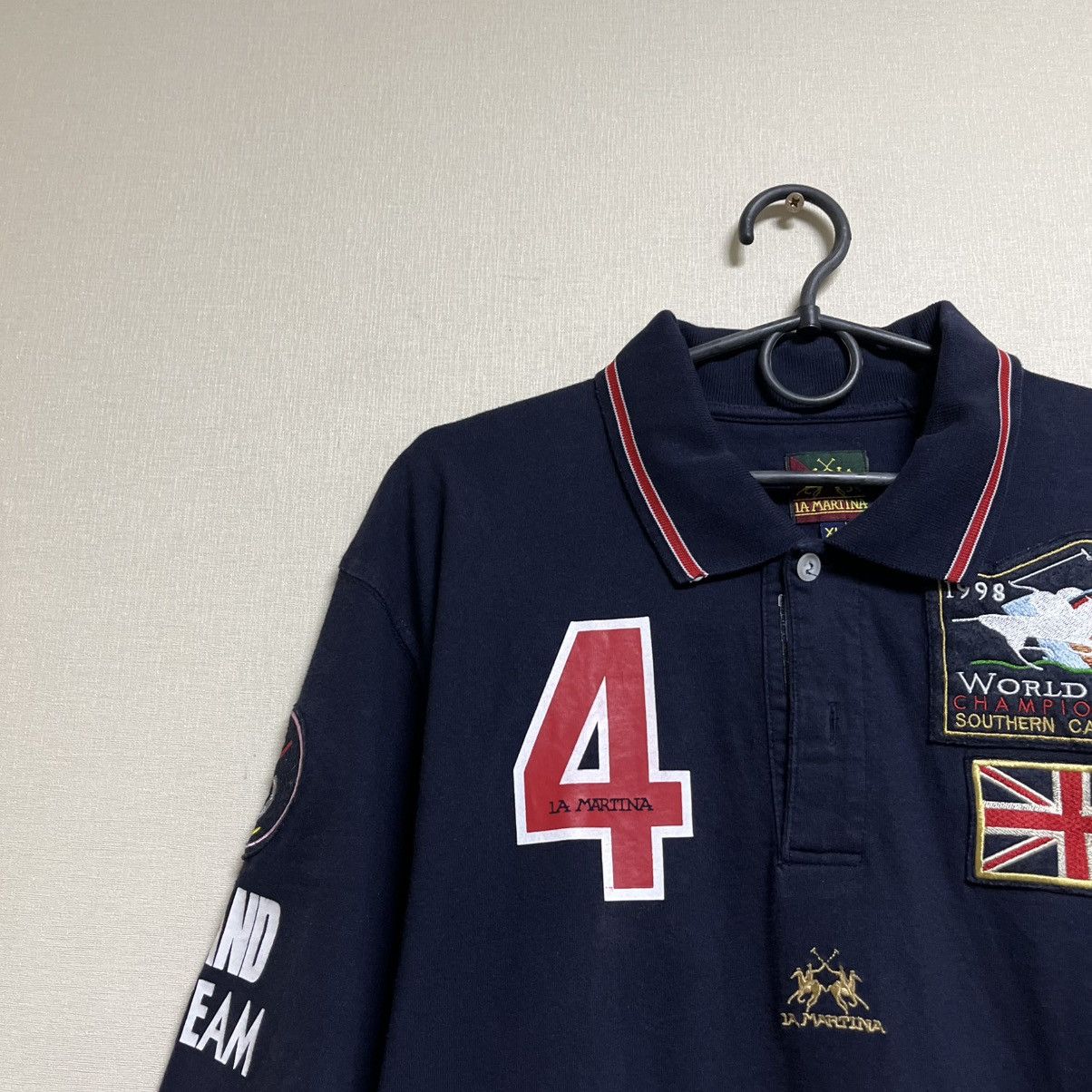 La Martina Vintage Y2K LA MARTINA Polo T-shirt Size US XL / EU 56 / 4 - 3 Thumbnail