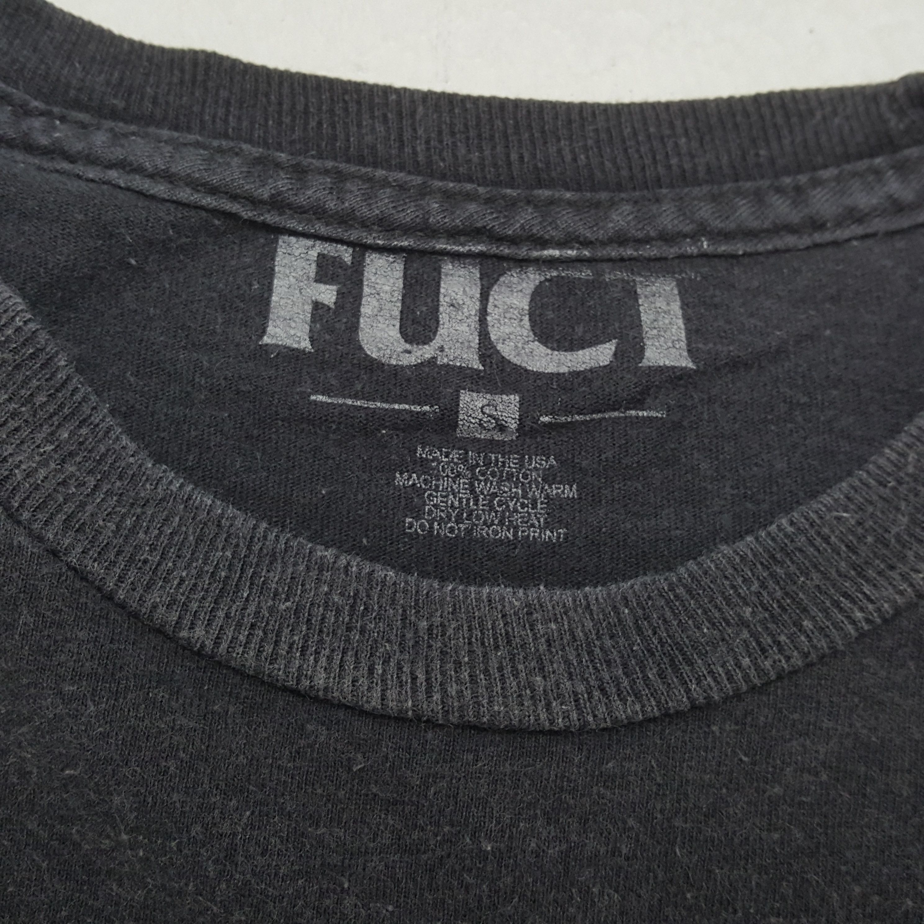 FUCT × Vintage FUCT Spellout Design Skateboard Streetwear Tshirt Size US S / EU 44-46 / 1 - 6 Thumbnail