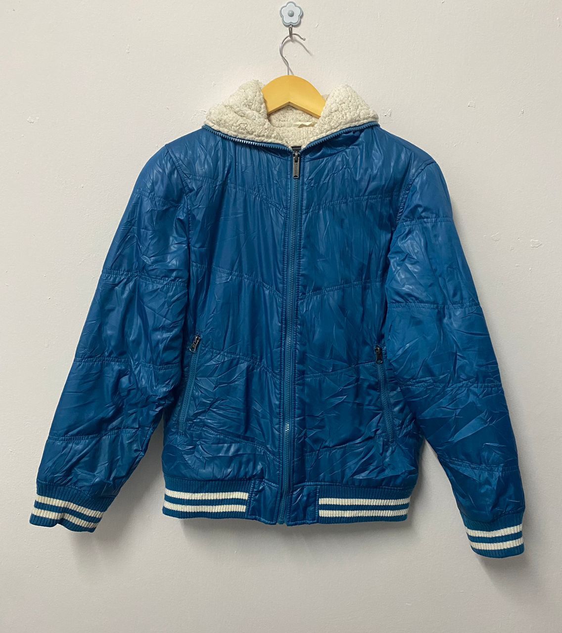 Converse Vintage Converse Hooded Sherpa Jacket Size US M / EU 48-50 / 2 - 1 Thumbnail