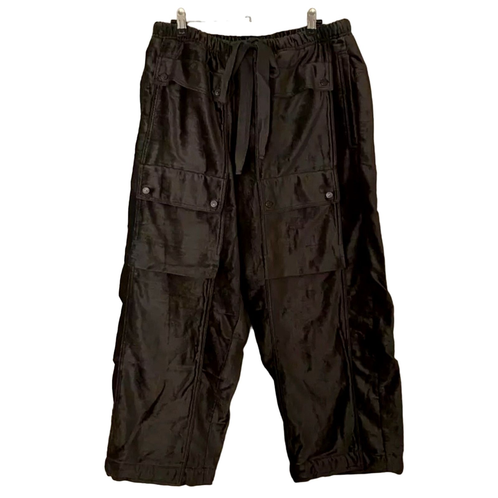 Free People New FREE PEOPLE Skip A Beat Utility Velvet Pants $198 SMALL Size 28" / US 6 / IT 42 - 6 Thumbnail