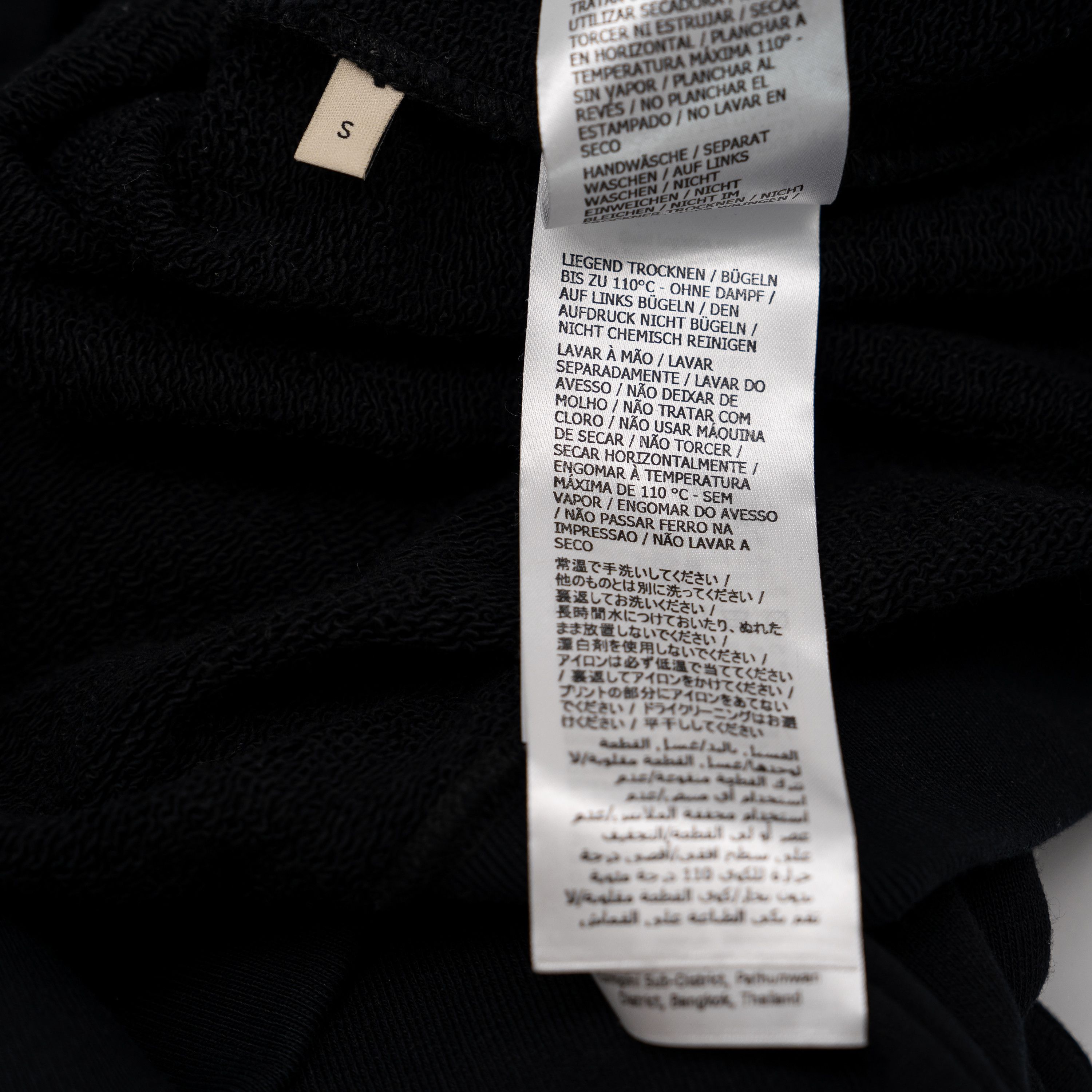 Gucci S Gucci Chain Print Hooded Sweatshirt Black Cotton Hoodie Size US S / EU 44-46 / 1 - 12 Thumbnail