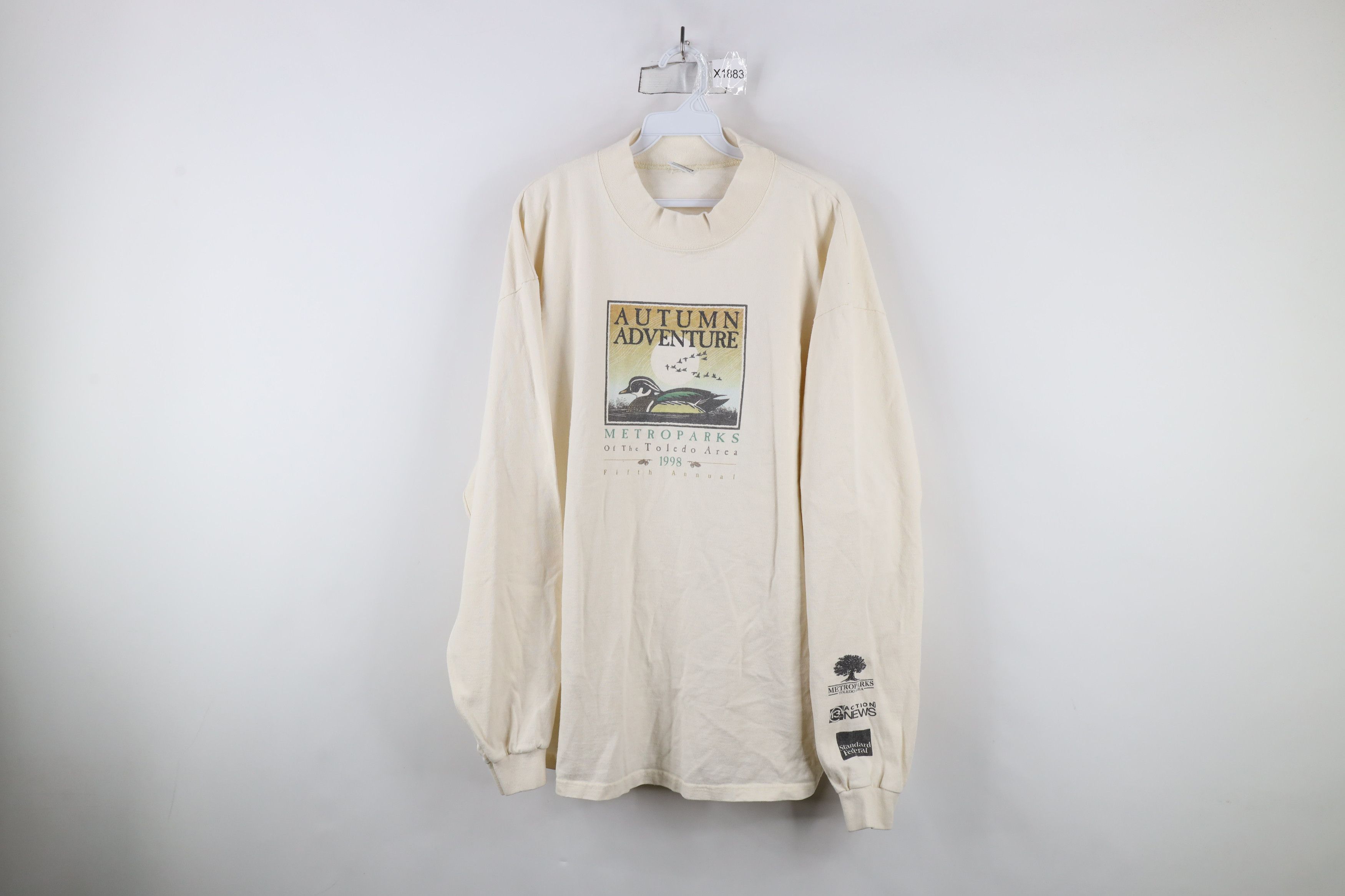 Vintage Vintage 90s Metroparks of Toledo Nature Long Sleeve T-Shirt Size US XXL / EU 58 / 5 - 1 Thumbnail