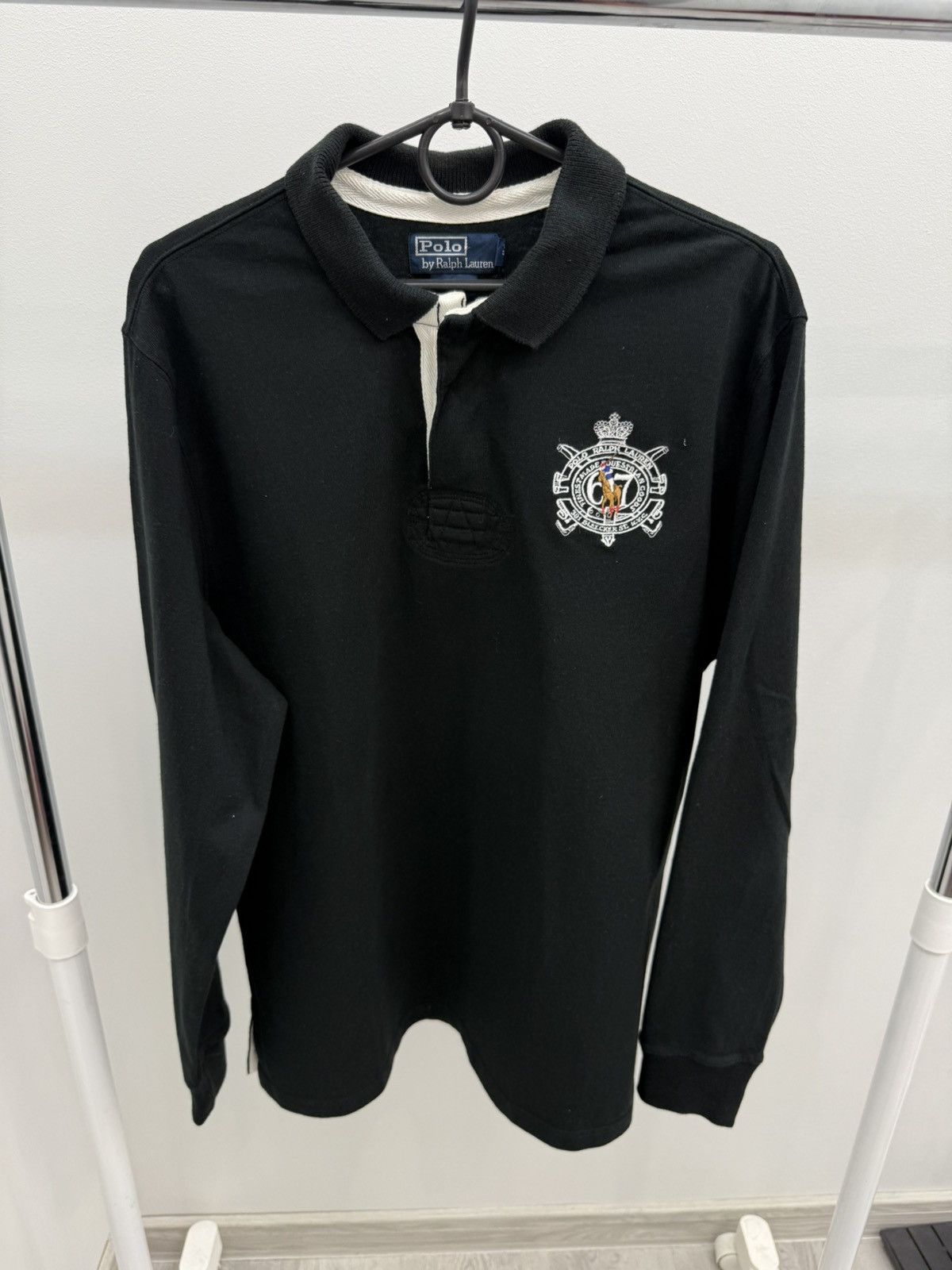 Polo Ralph Lauren Vintage Polo Ralph Lauren Logo Rugby Pullover Shirt Size US L / EU 52-54 / 3 - 1 Thumbnail