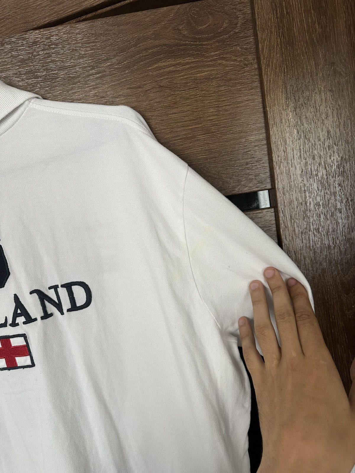Polo Ralph Lauren Ralph Lauren England Polo RL Long Sleeve T-Shirt Vintage 90s Size US XXL / EU 58 / 5 - 20 Thumbnail